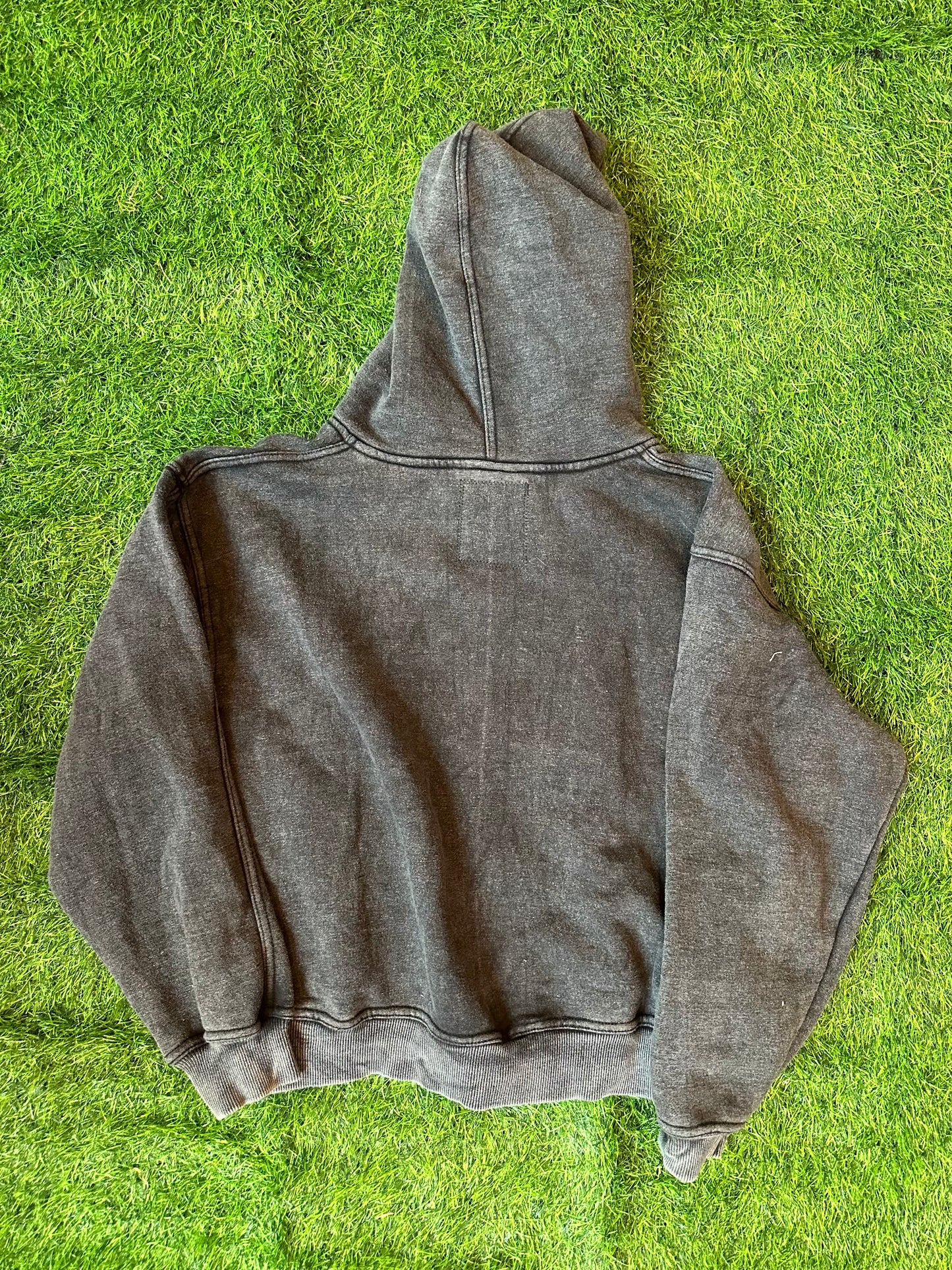 DENIM & PAINT HOODIE - S/M