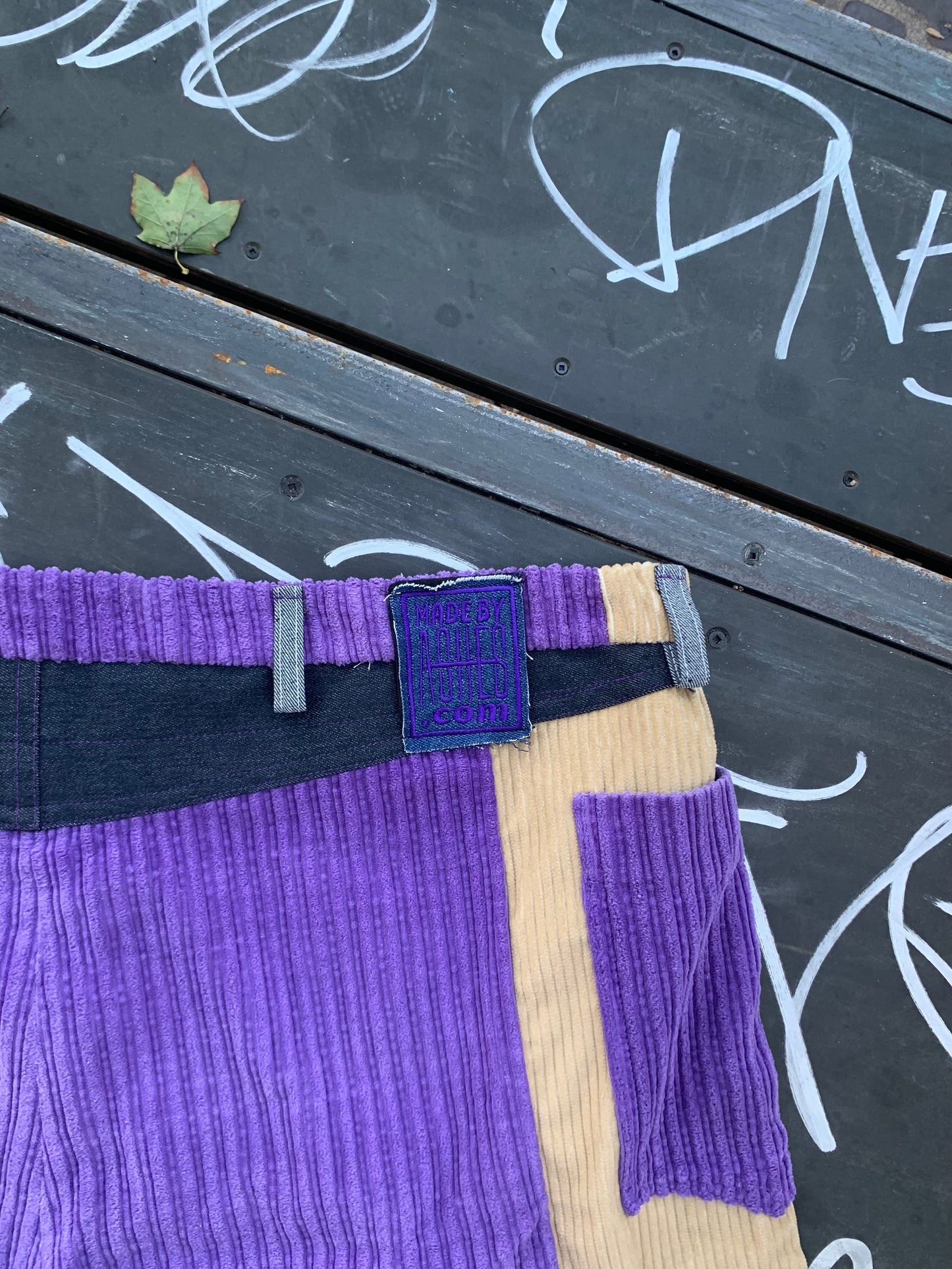 GRAPE CORDUROY SHORTS - Fits up to 44” waist