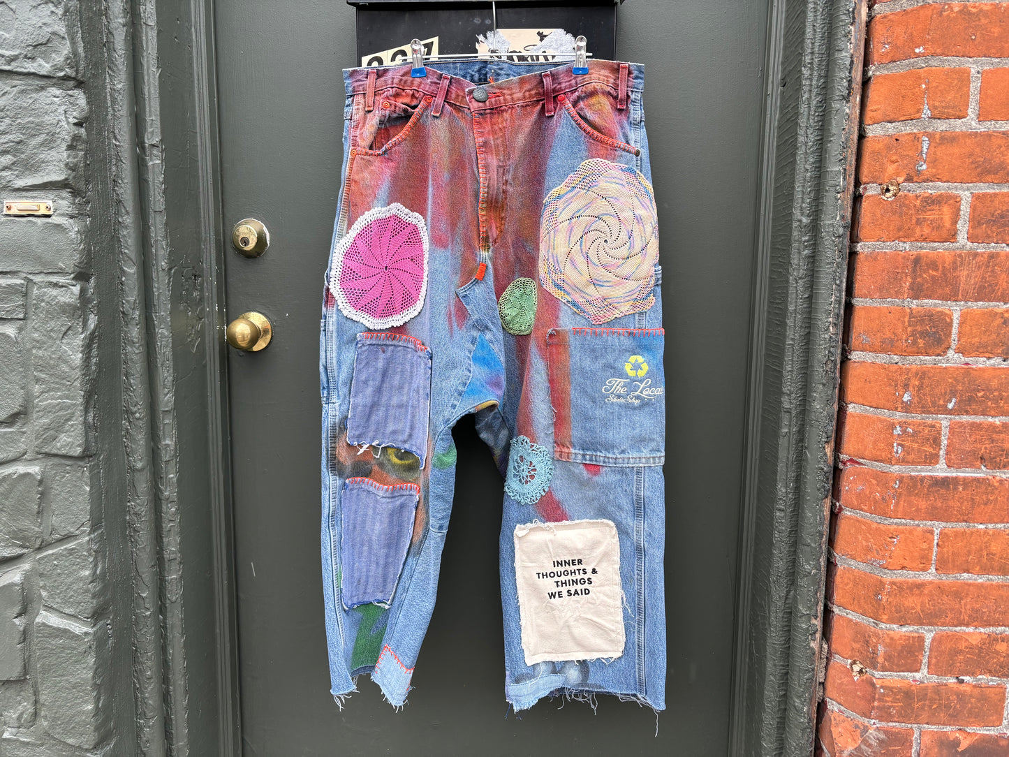 INNER THOUGHTS - drop crotch denim - 36”-39” WAIST