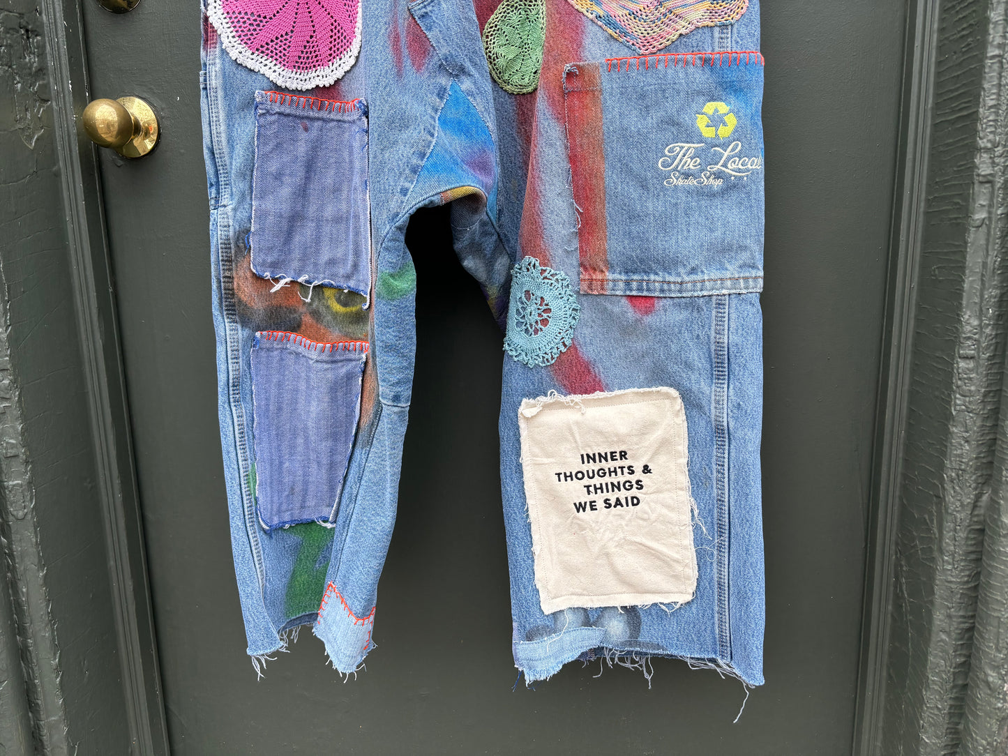 INNER THOUGHTS - drop crotch denim - 36”-39” WAIST