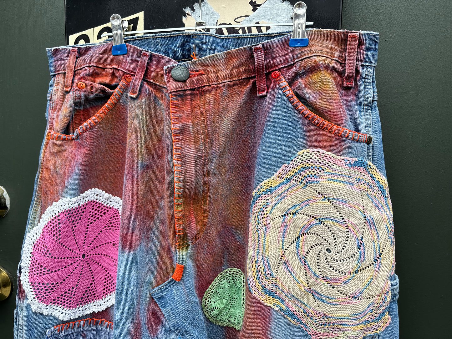 INNER THOUGHTS - drop crotch denim - 36”-39” WAIST