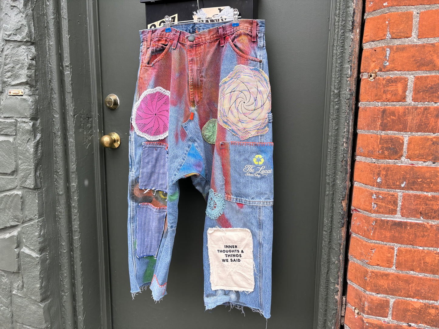 INNER THOUGHTS - drop crotch denim - 36”-39” WAIST