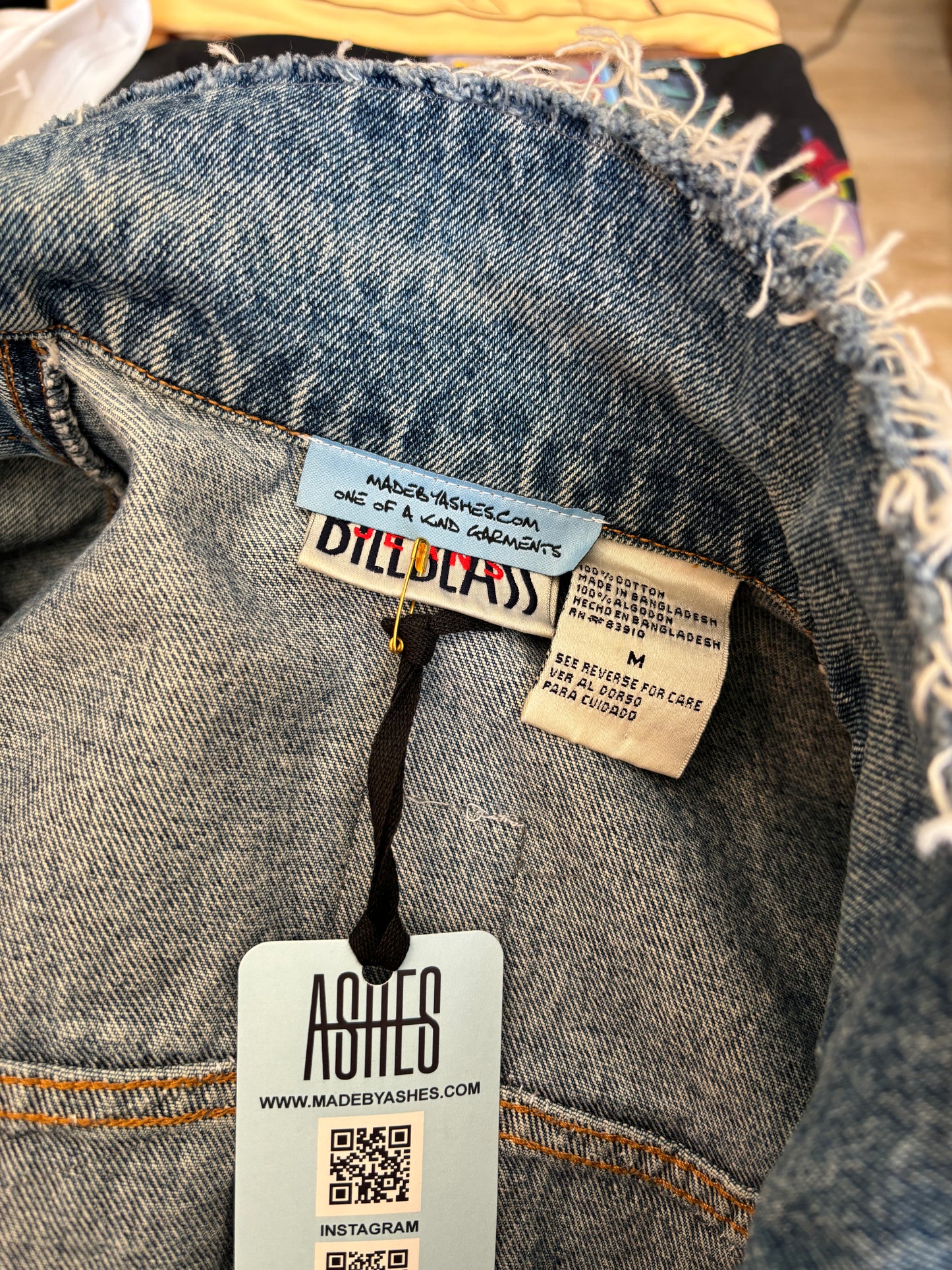 REWORKED DENIM JACKET - M
