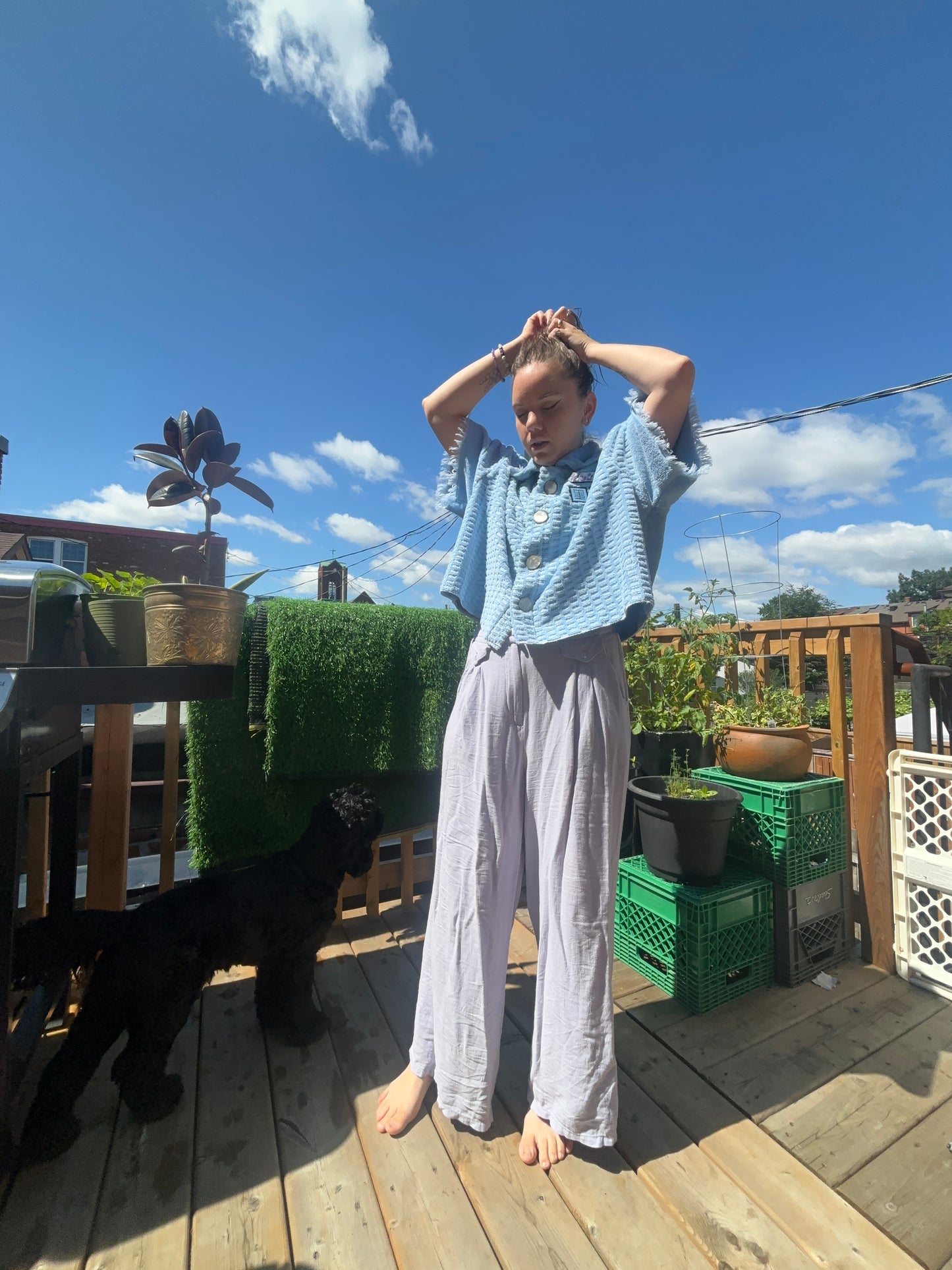 SOFT SKY TERRY TOP