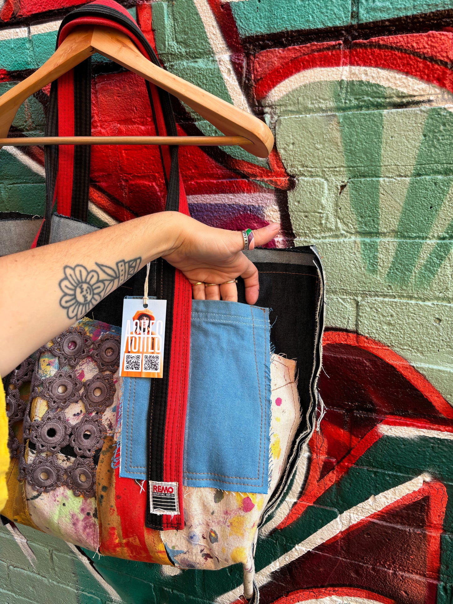 SUPER SIZE RAW DROP CLOTH BAG