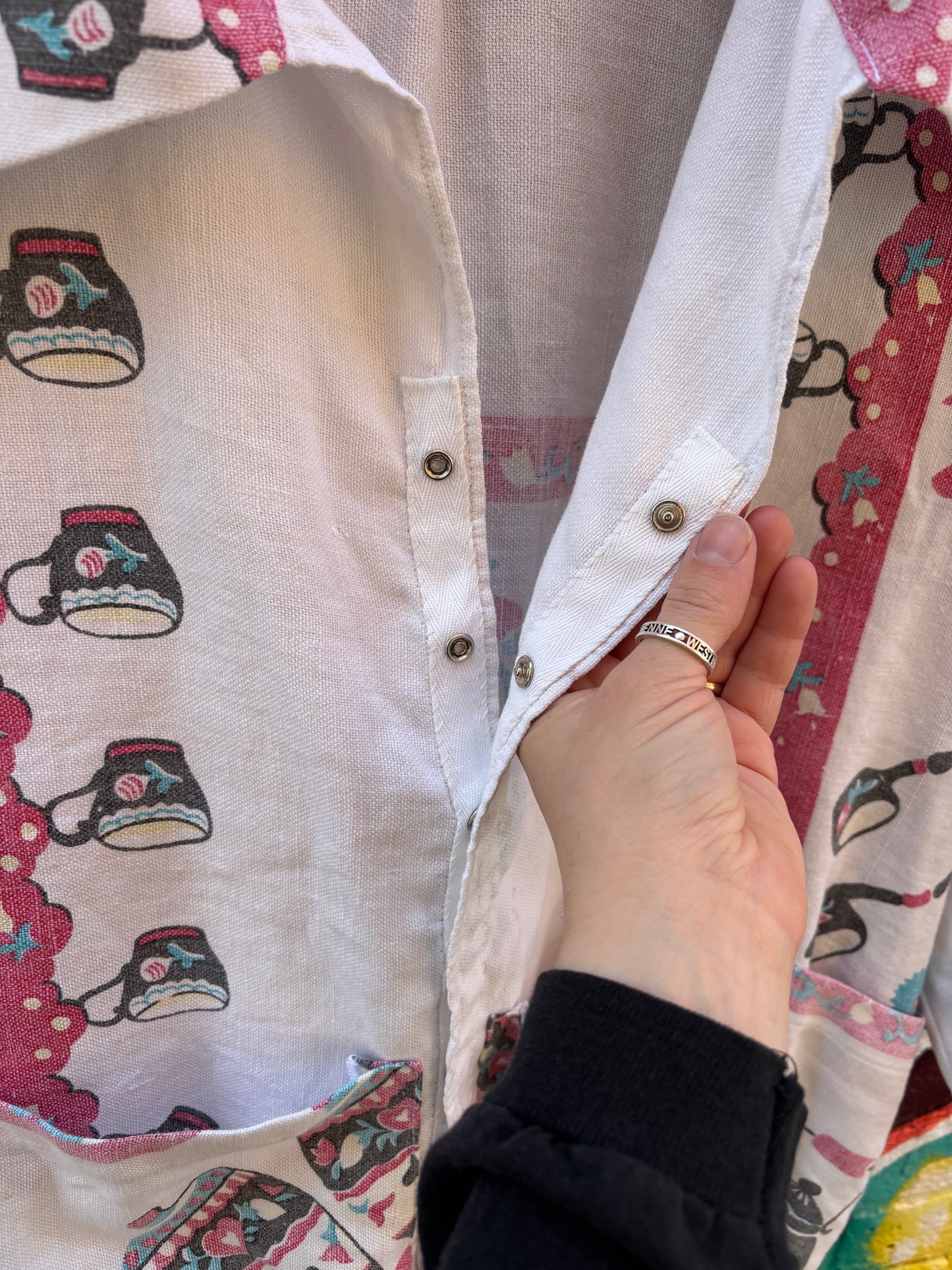 SUGAR TIME TABLE CLOTH COLLARED TOP