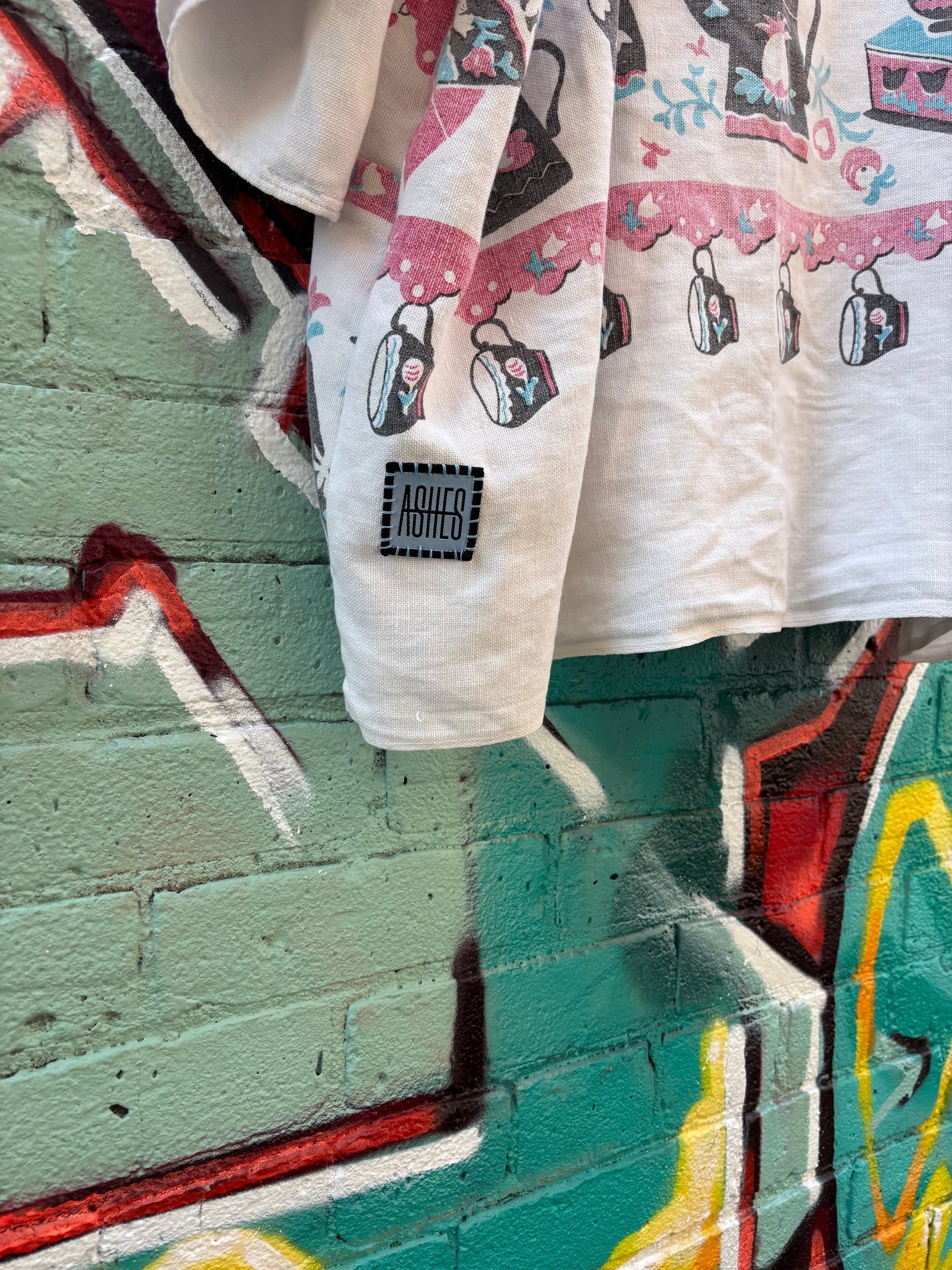 SUGAR TIME TABLE CLOTH COLLARED TOP