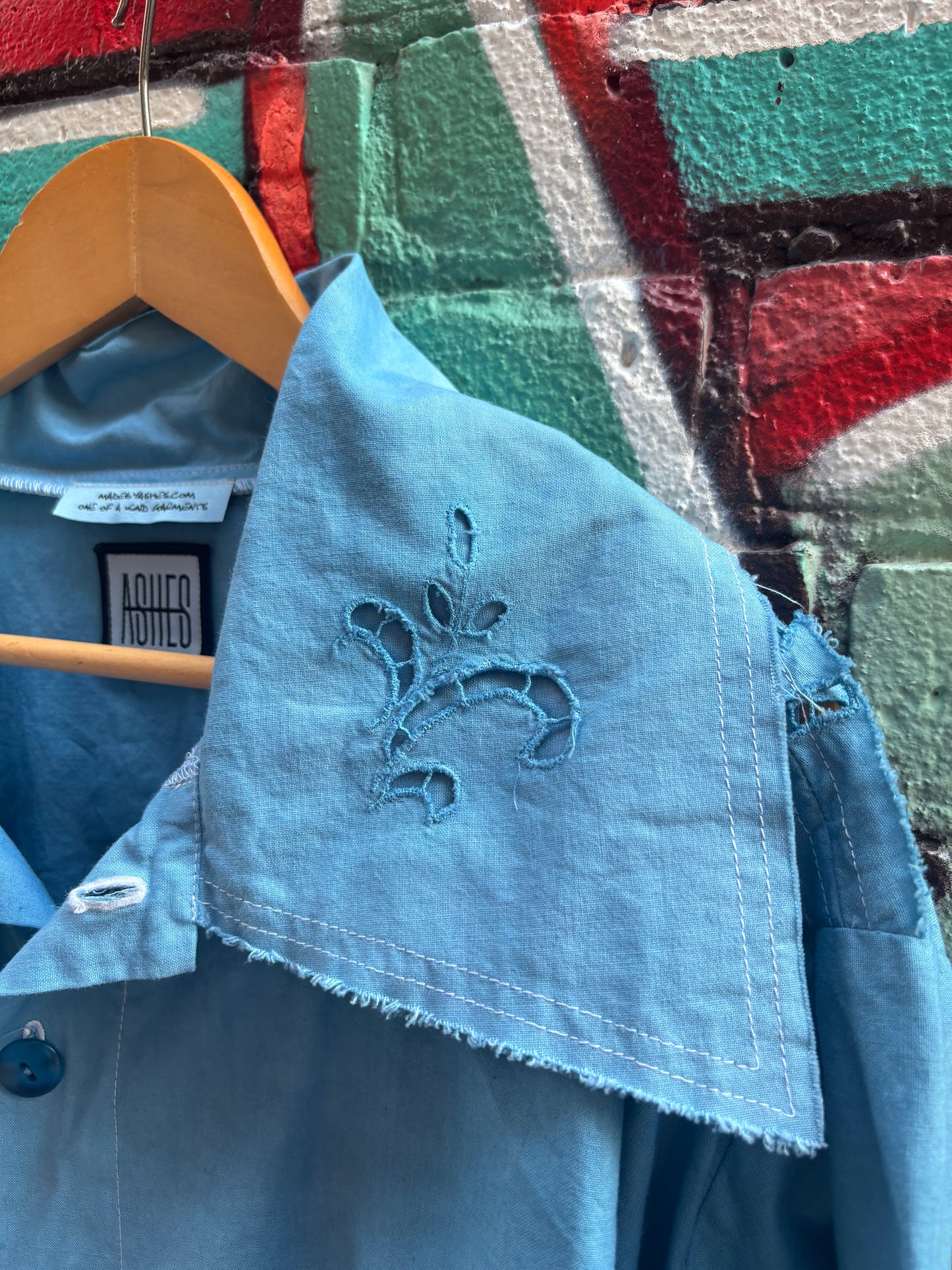 Blue Sky, Hand Dyed Soft Summer Jacket