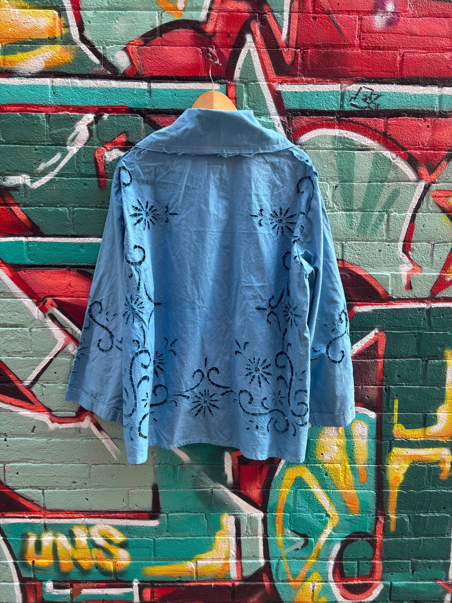 Blue Sky, Hand Dyed Soft Summer Jacket