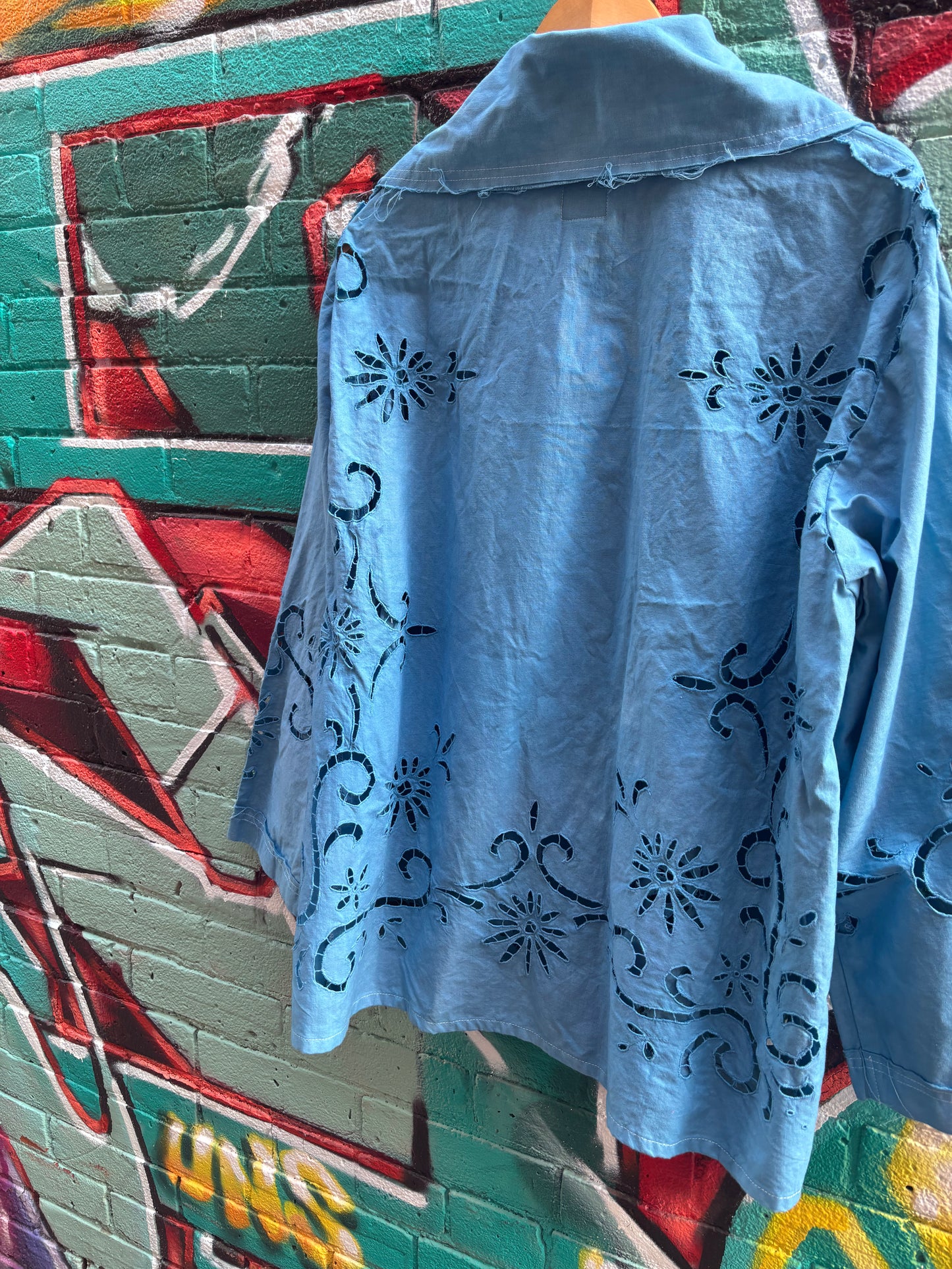 Blue Sky, Hand Dyed Soft Summer Jacket