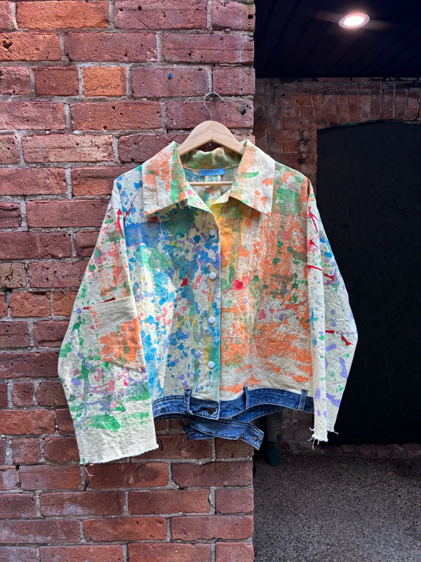 DROP CLOTH & DENIM JACKET