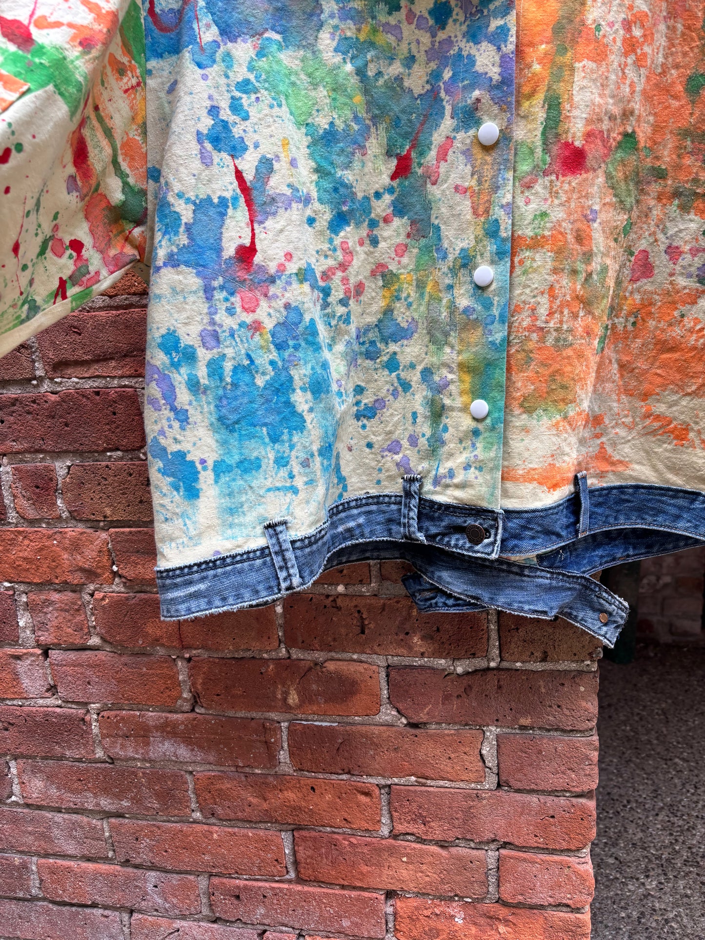 DROP CLOTH & DENIM JACKET