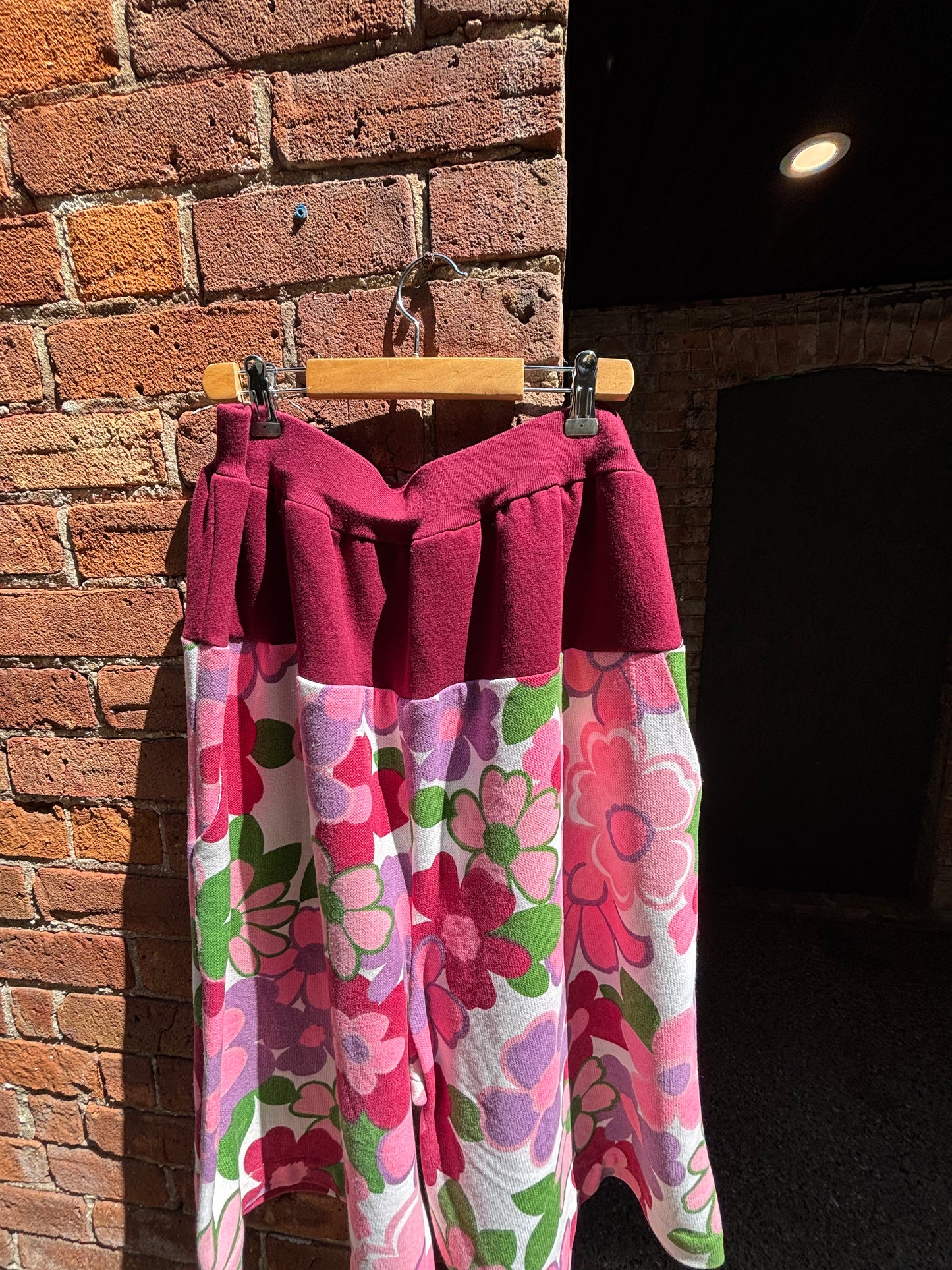 FLOWER POWER PANTS - 32” - 36” elastic WAIST
