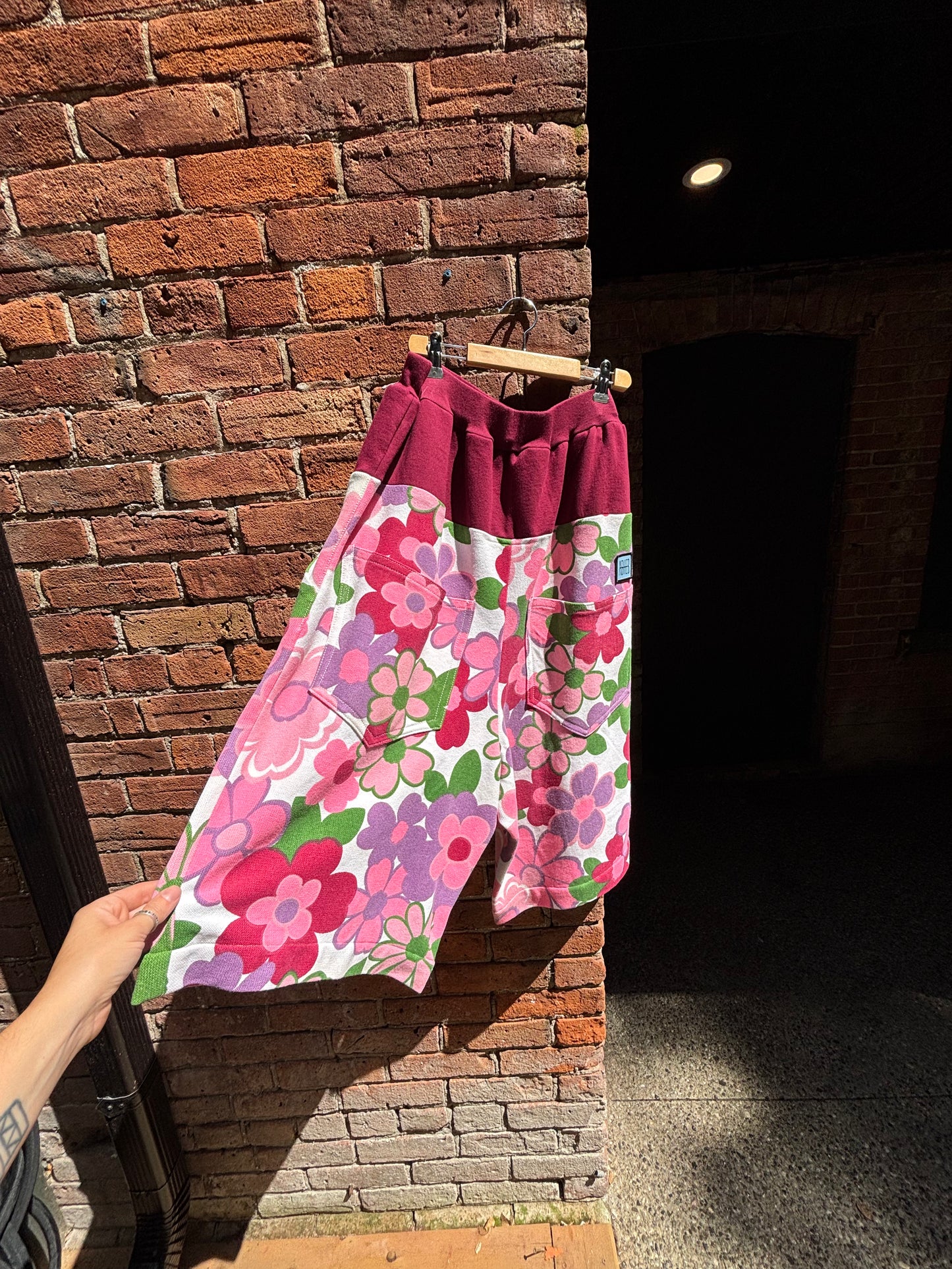 FLOWER POWER PANTS - 32” - 36” elastic WAIST