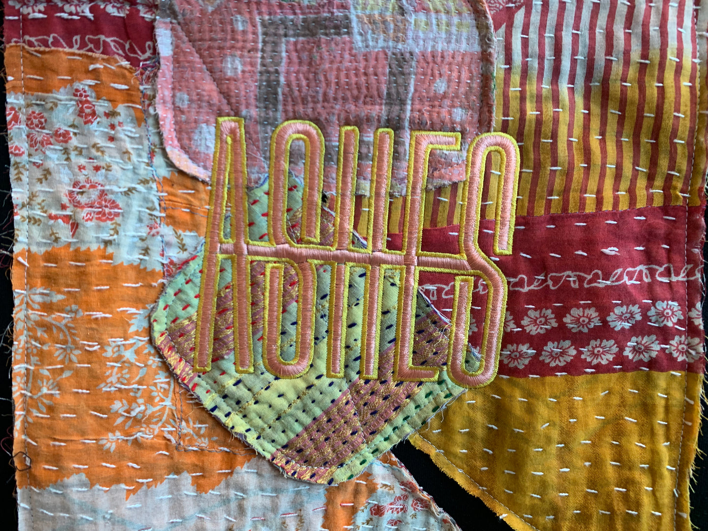 QUILT PATCHWORK VEST - Large