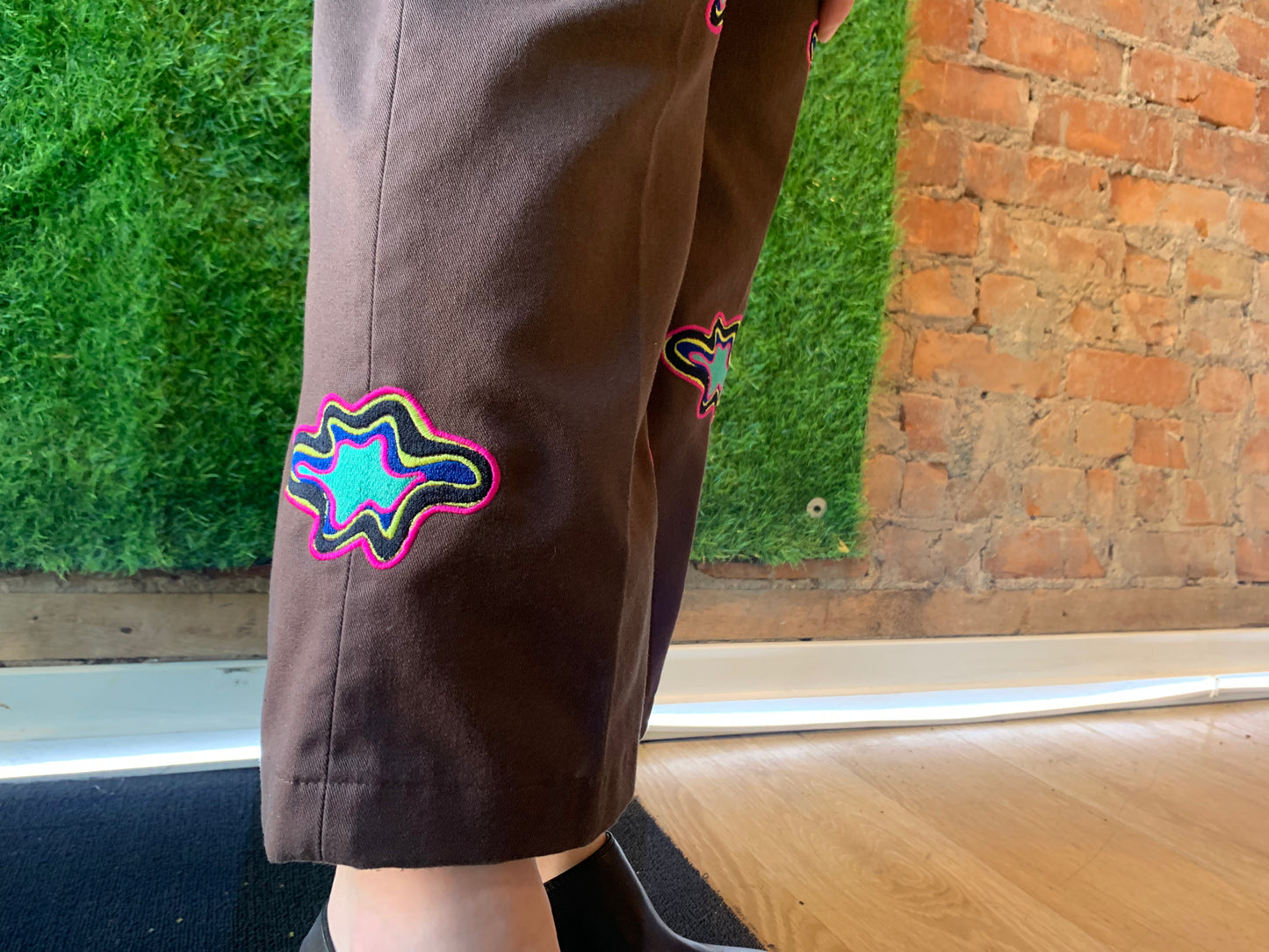 NEBULA embroidered trousers - 34” WAIST