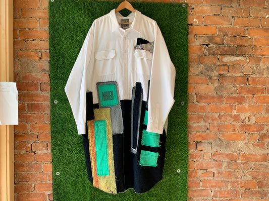 CRISP SHIRT MAXI JACKET - FITS UP TO 3XL