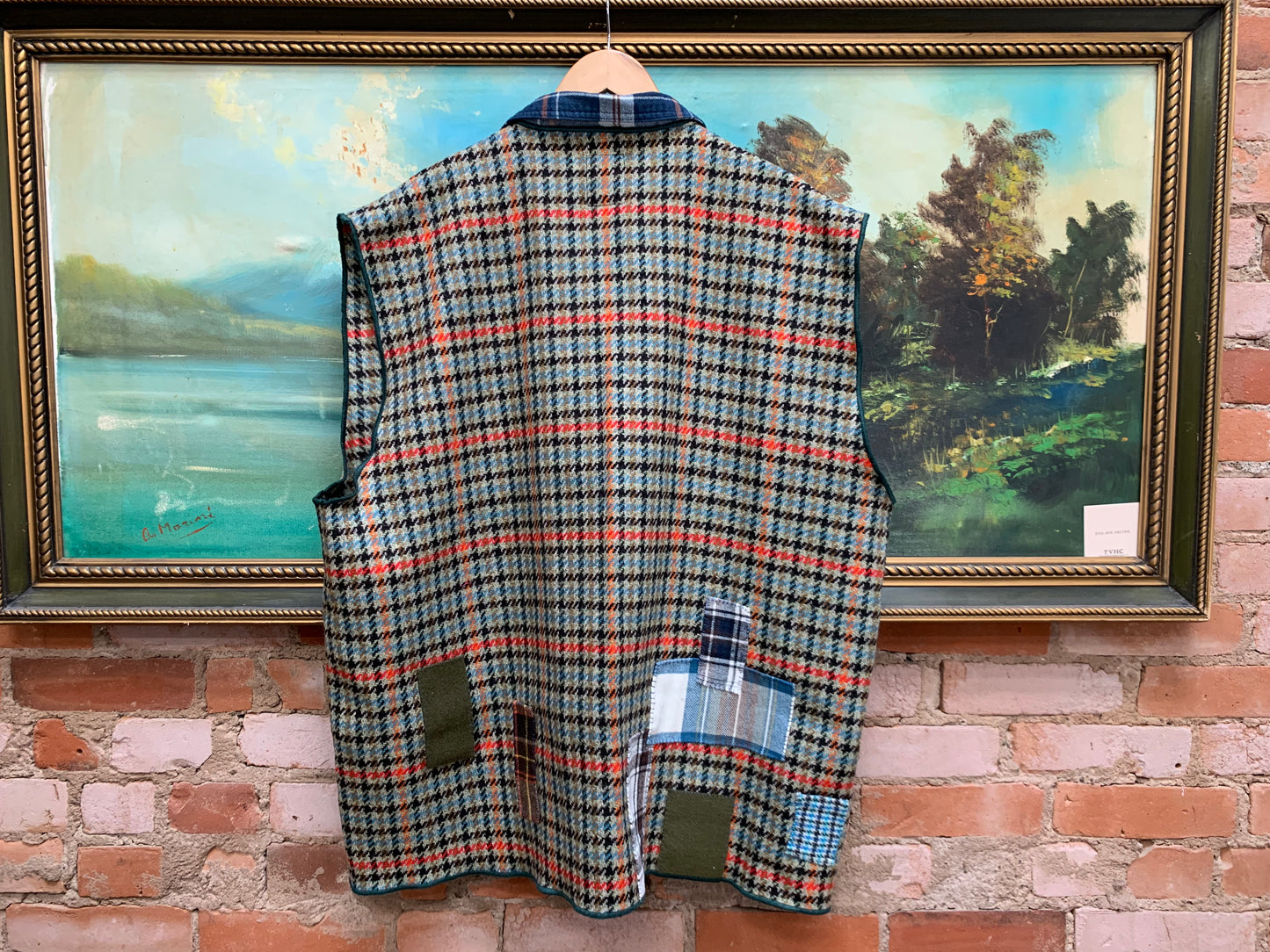 PLAID MASHUP - WOOL VEST