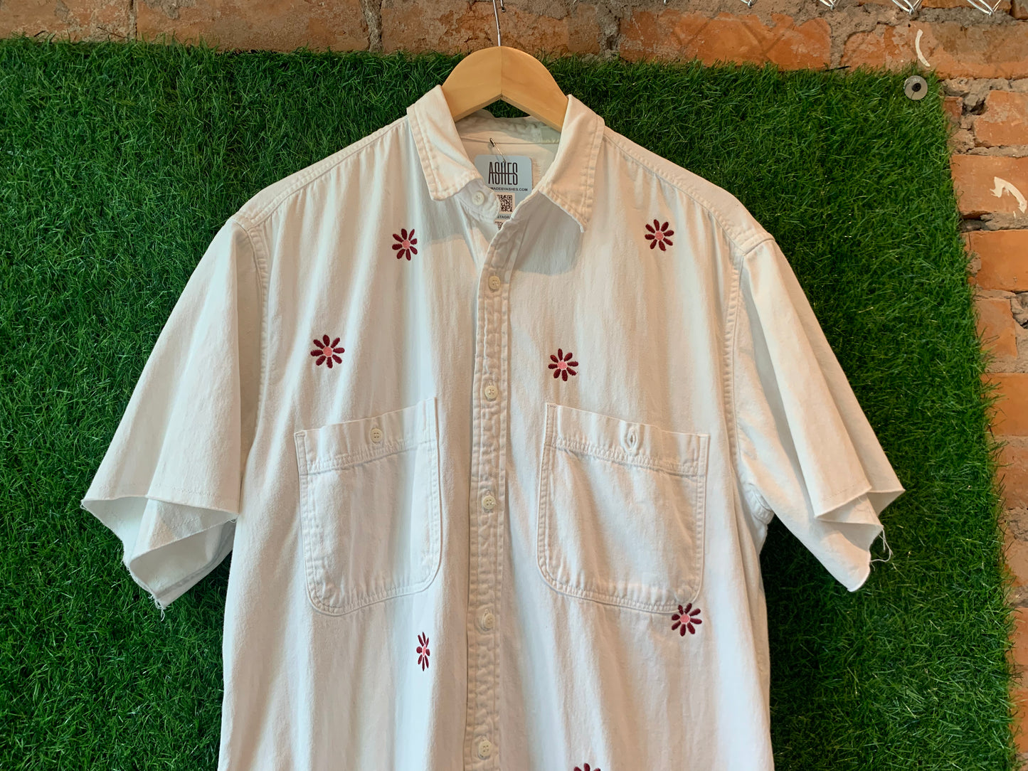 FLORAL BUTTON UP DRESS - MEDIUM