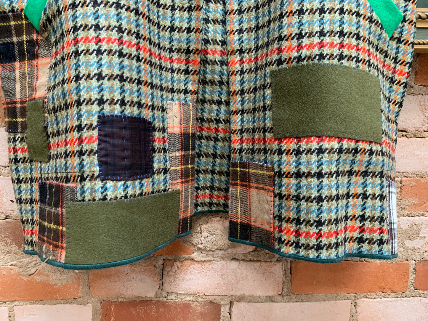 PLAID MASHUP - WOOL VEST
