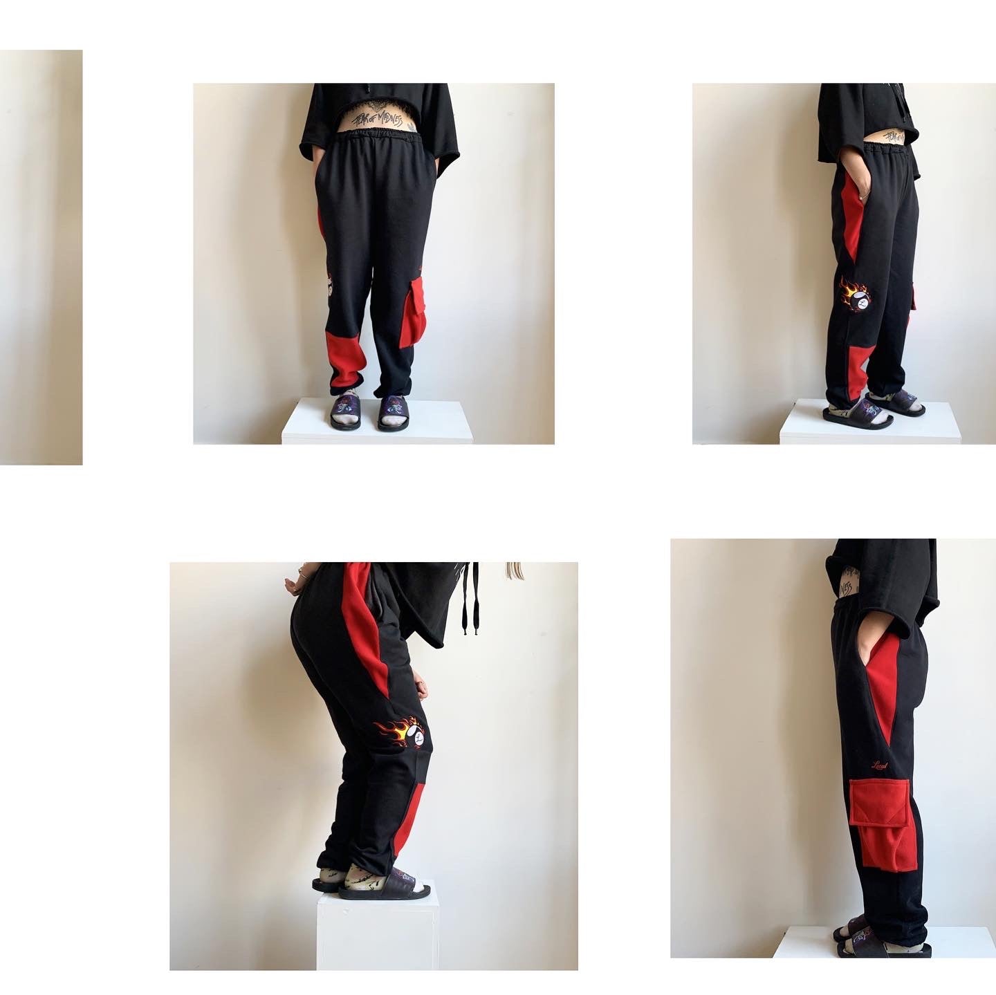 Eight Ball Flame Joggers X The Local Skate Shop