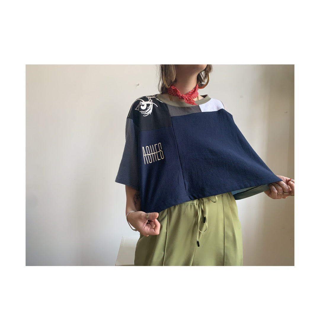 SQUARED AWAY CROP TOP 0821-03