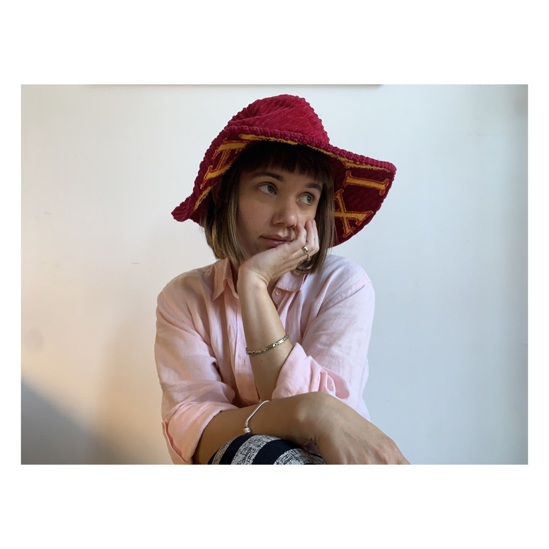 PHOENIX vintage patched chapeau