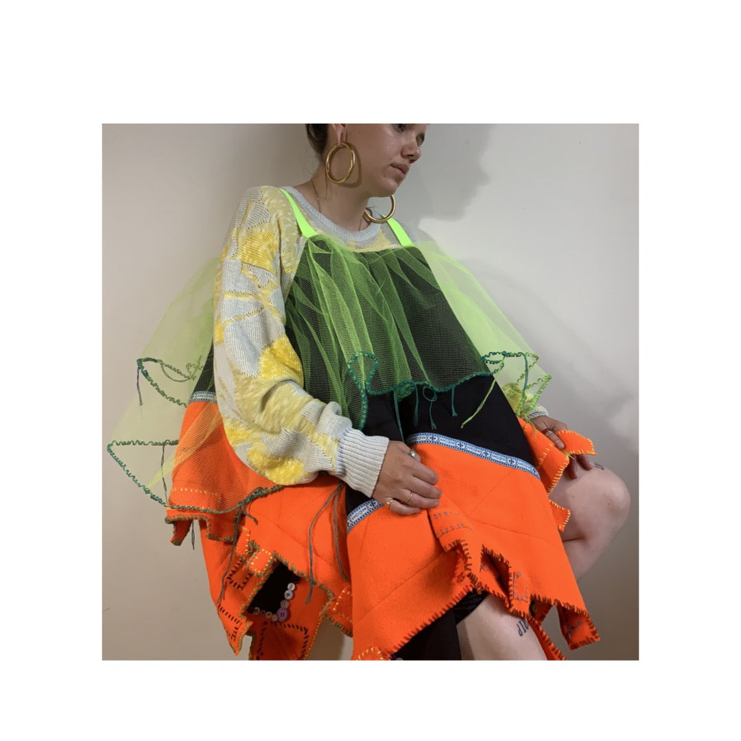 Acid Drop Babydoll Dress { /ˈasəd/ } - 1/1 - UP TO L