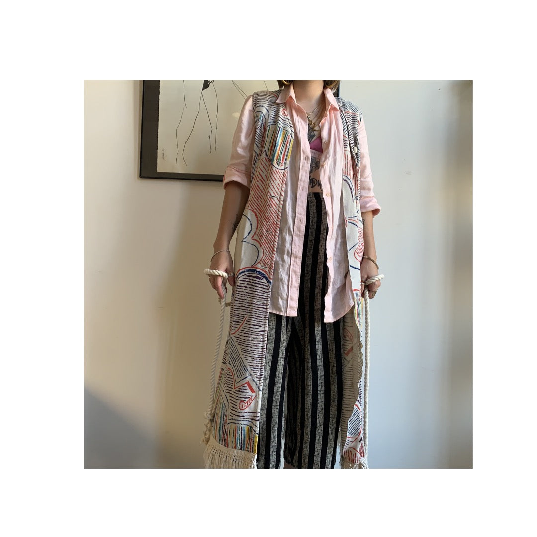 Vintage PATCHED vest