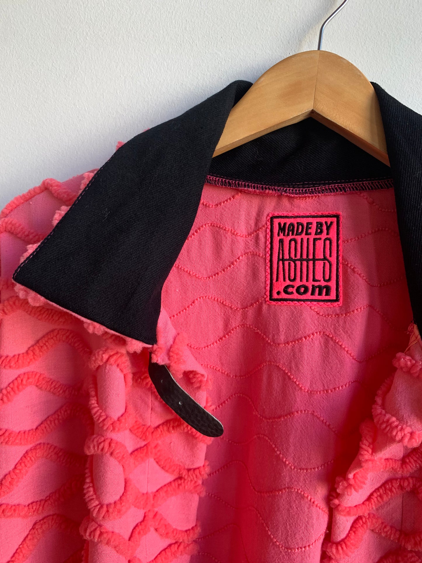 FLAMINGO PINK CHENILLE JACKET