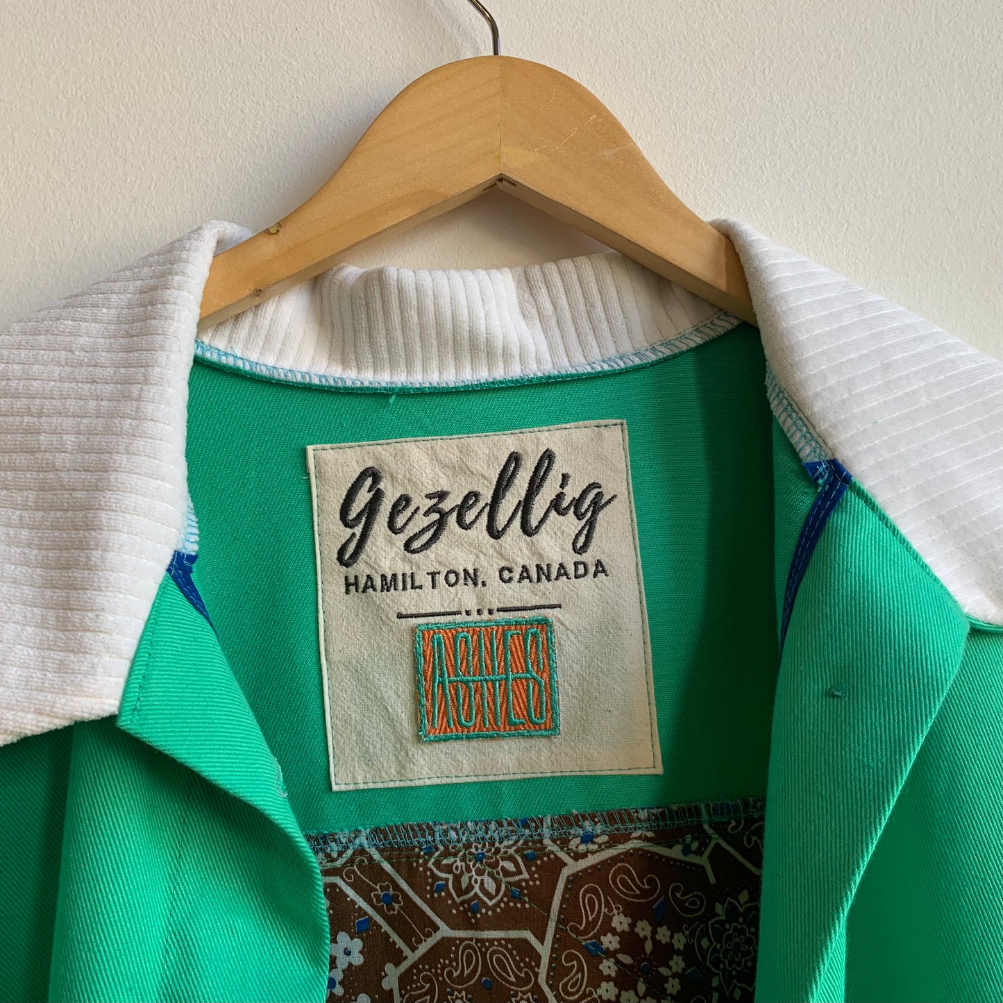 GEZELLIG X ASHES QUILTED UTILITY IACKET