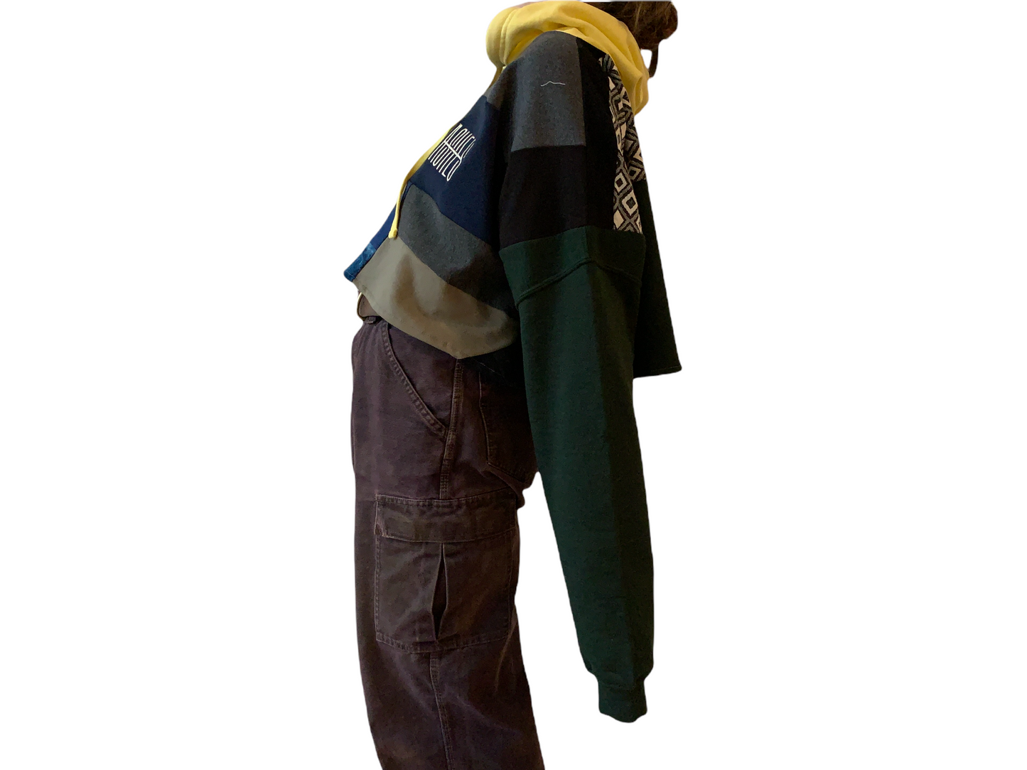 1204 - CROPPED SQUARED AWAY HOODIE