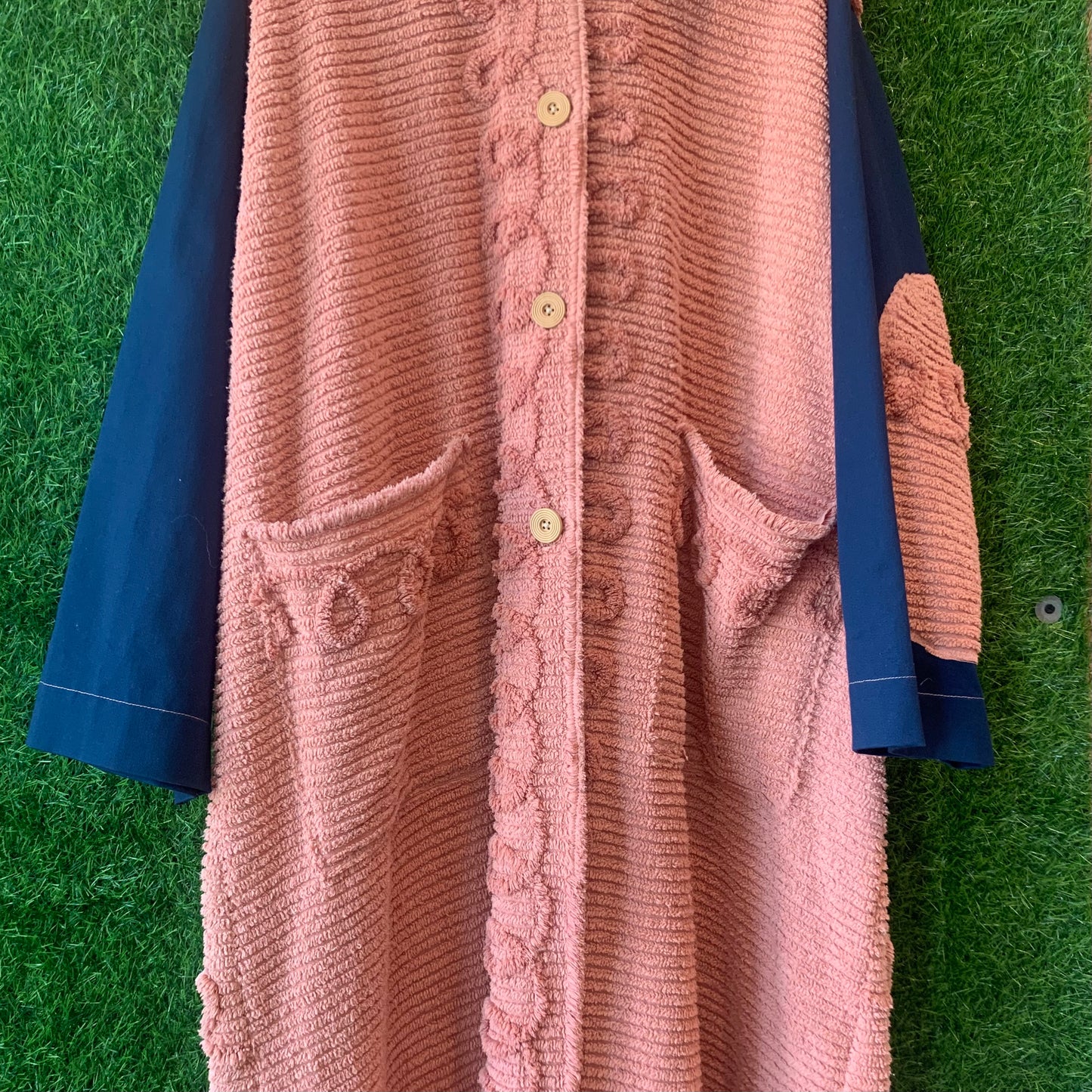 CHENILLE FULL LENGTH UTILITY JACKET