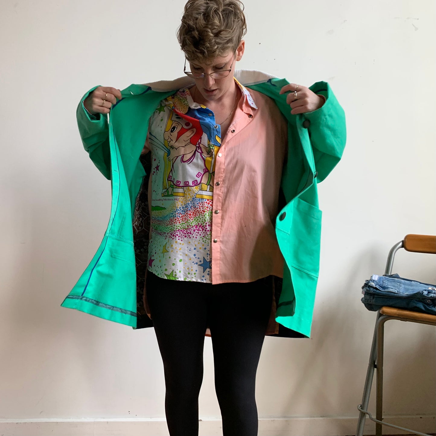 GEZELLIG X ASHES QUILTED UTILITY IACKET