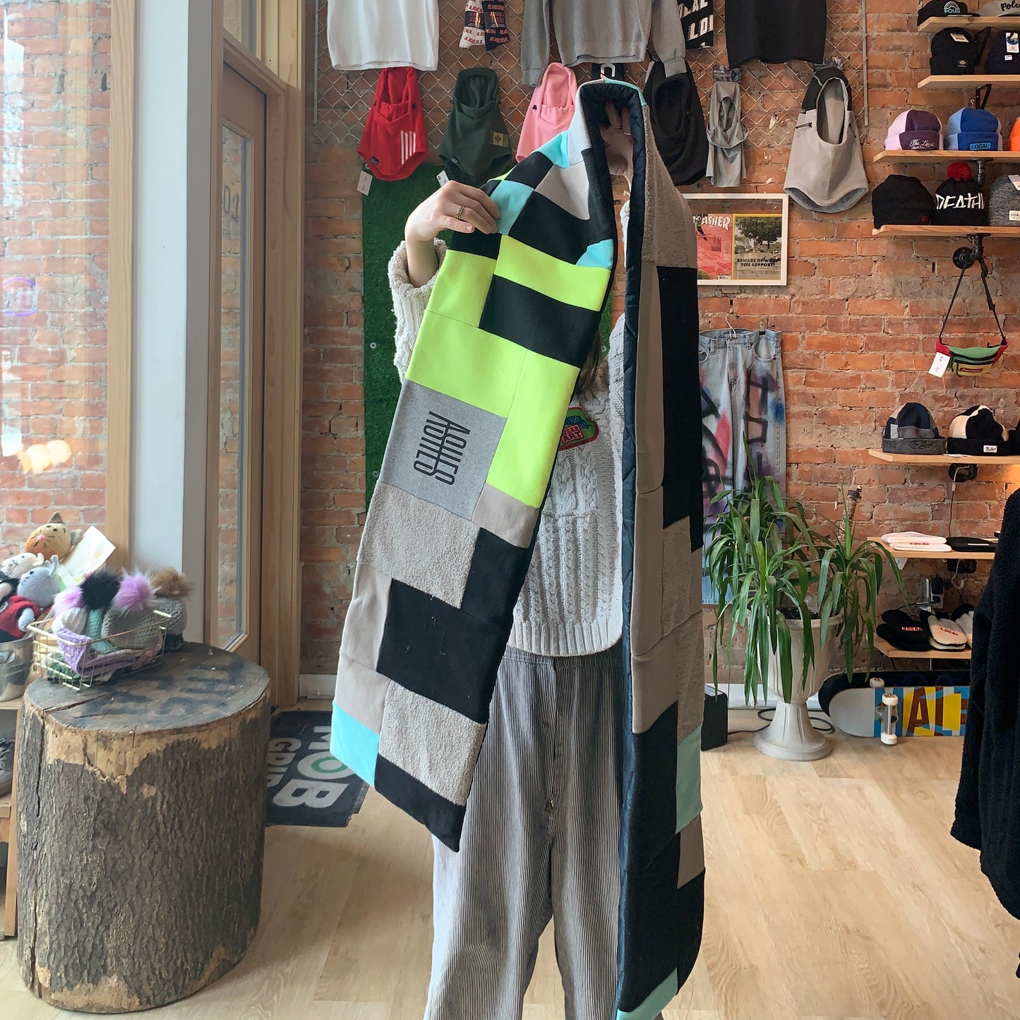 SQUARED AWAY PUFFER SCARF