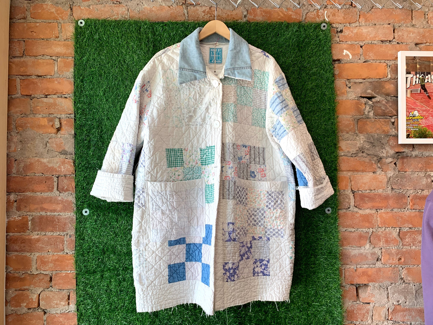 BLUE BIRD QUILT COAT 1/1 M/L