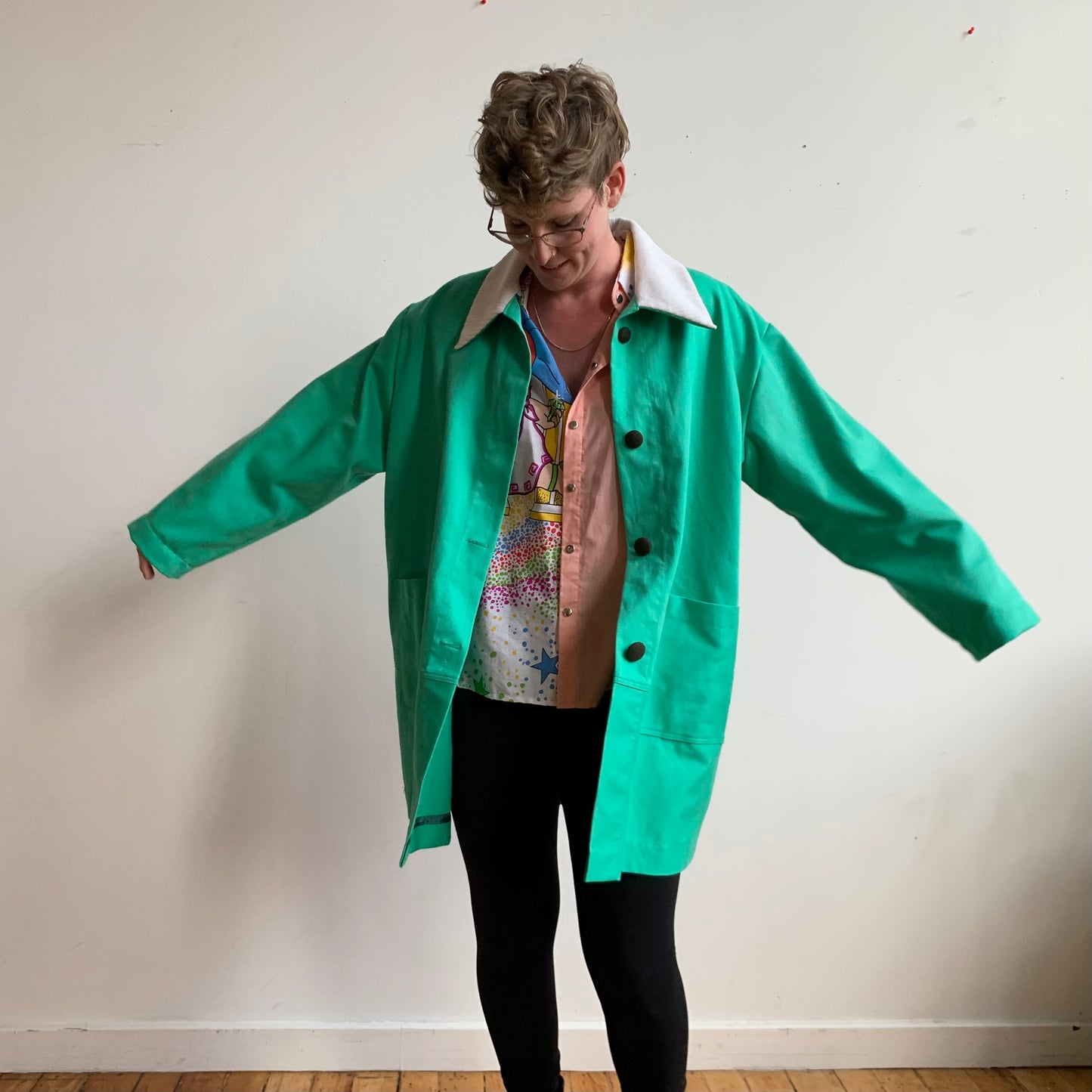 GEZELLIG X ASHES QUILTED UTILITY IACKET