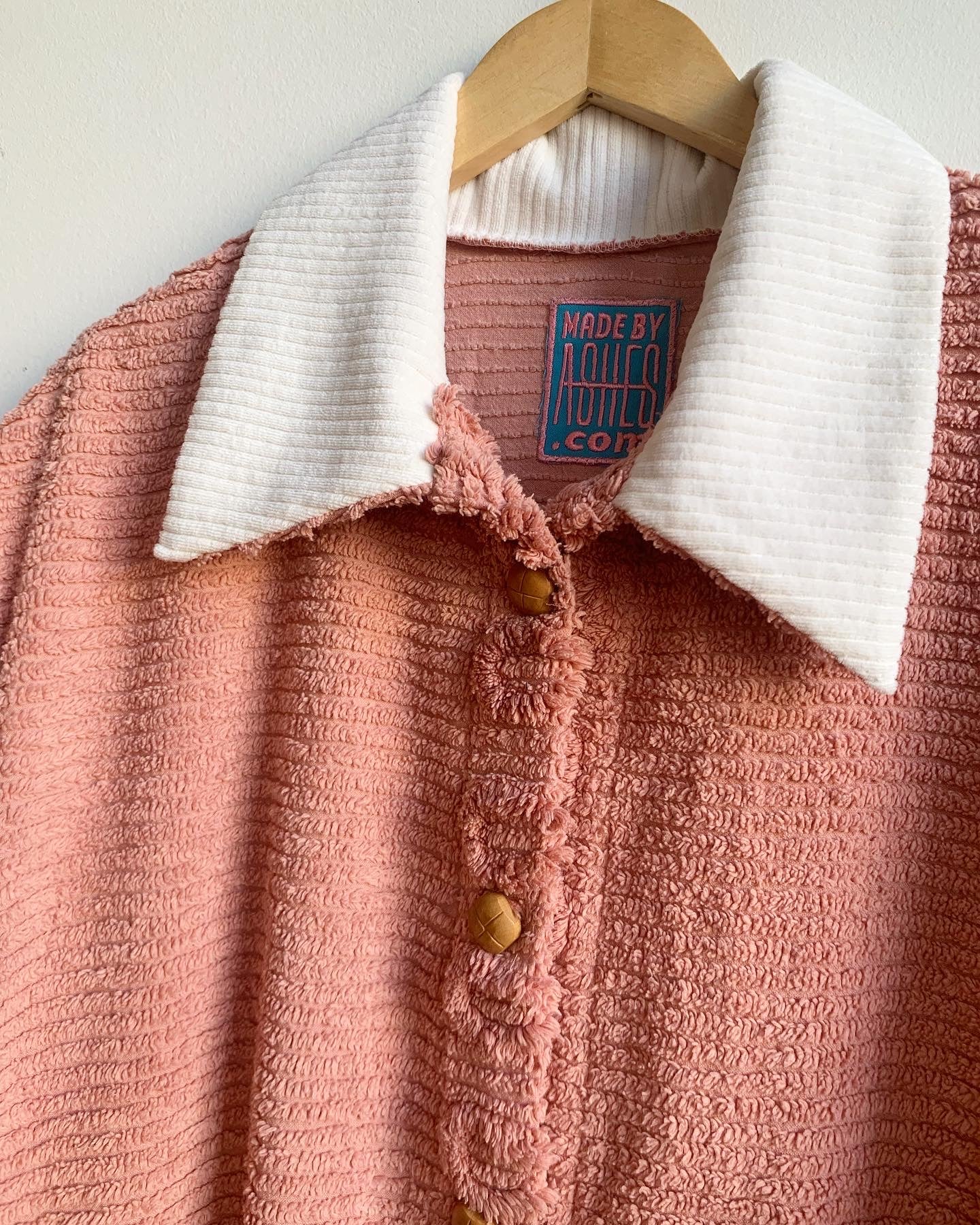 PASTEL CHENILLE UTILITY JACKET