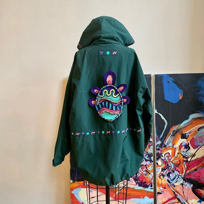 PARKA - XL - CLEAR EYES COLLECTIVE X ASHES