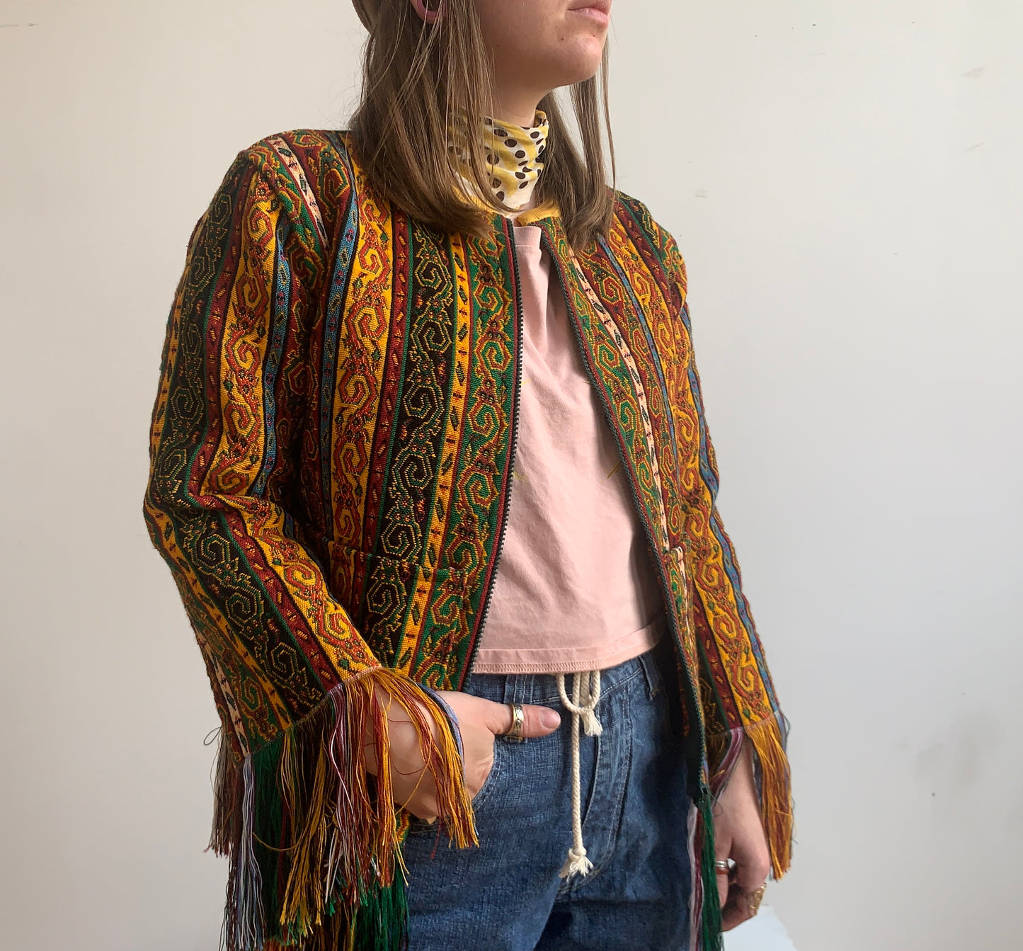 ASHES FRINGE JACKET-1/1- FITS S
