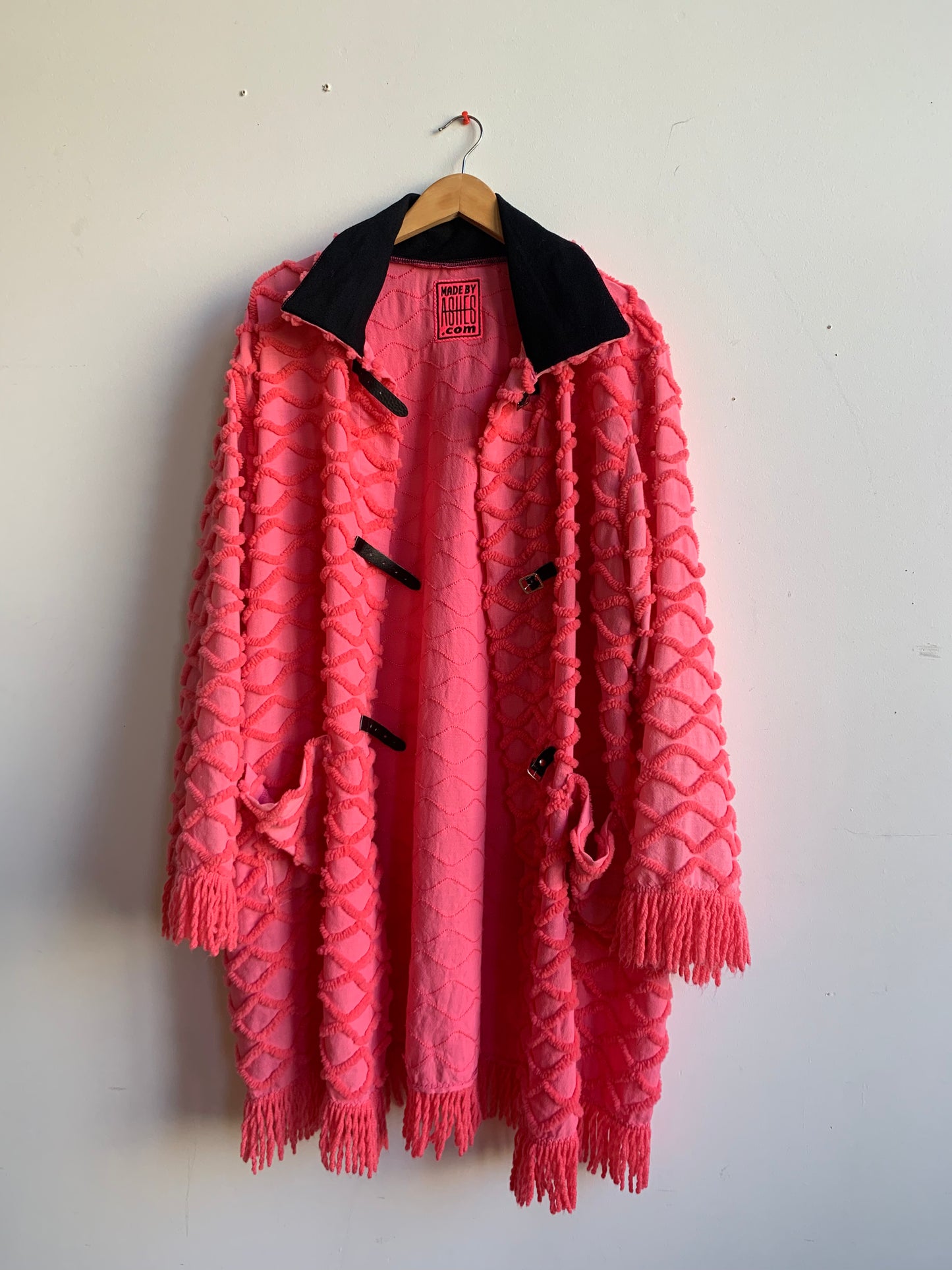 FLAMINGO PINK CHENILLE JACKET