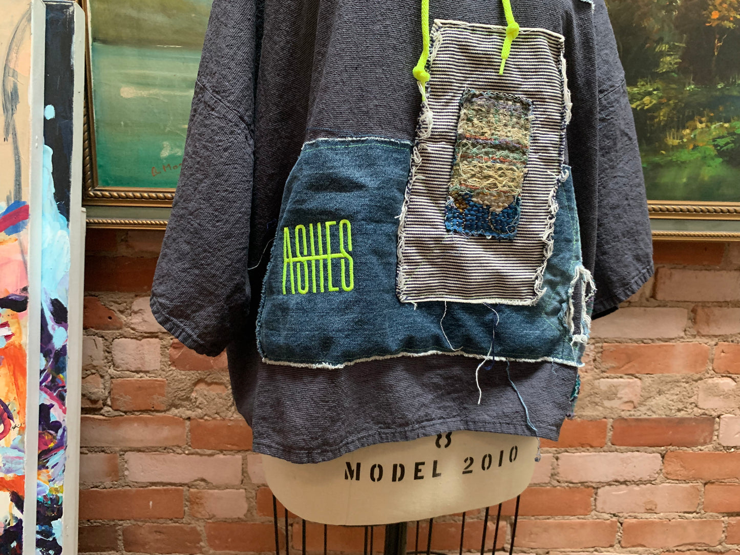 ACID DENIM & QUILT TOP RAW