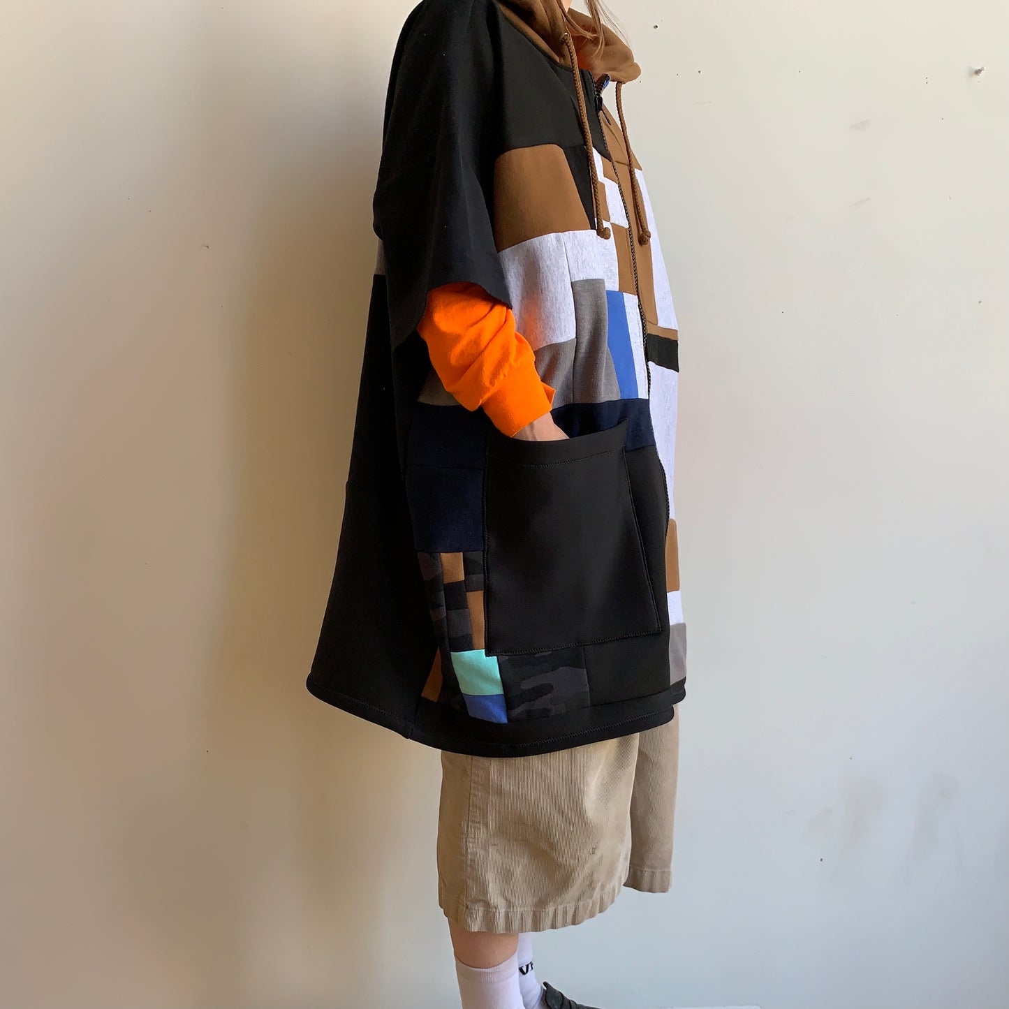 SQUARED AWAY - ZIP UP HOODIE - SHORT SLEEVE