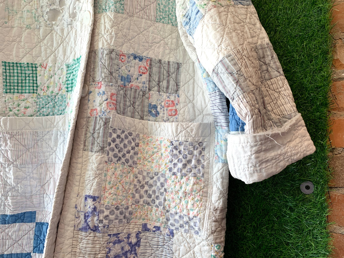 BLUE BIRD QUILT COAT 1/1 M/L