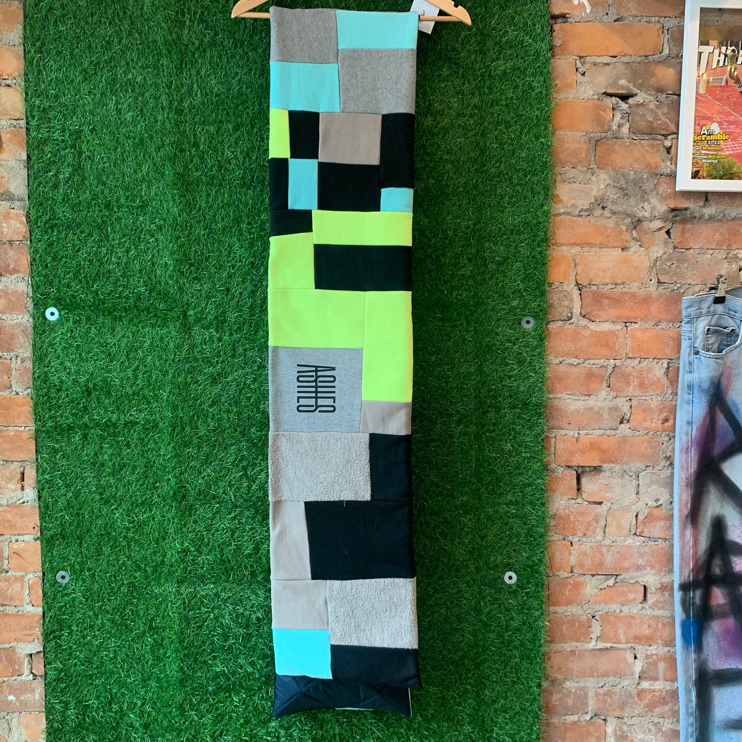 SQUARED AWAY PUFFER SCARF