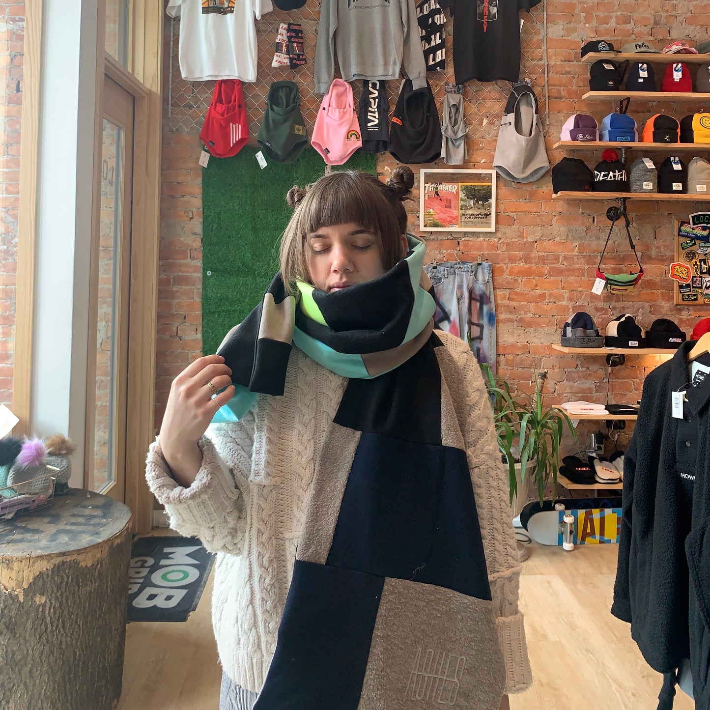 SQUARED AWAY SCARF