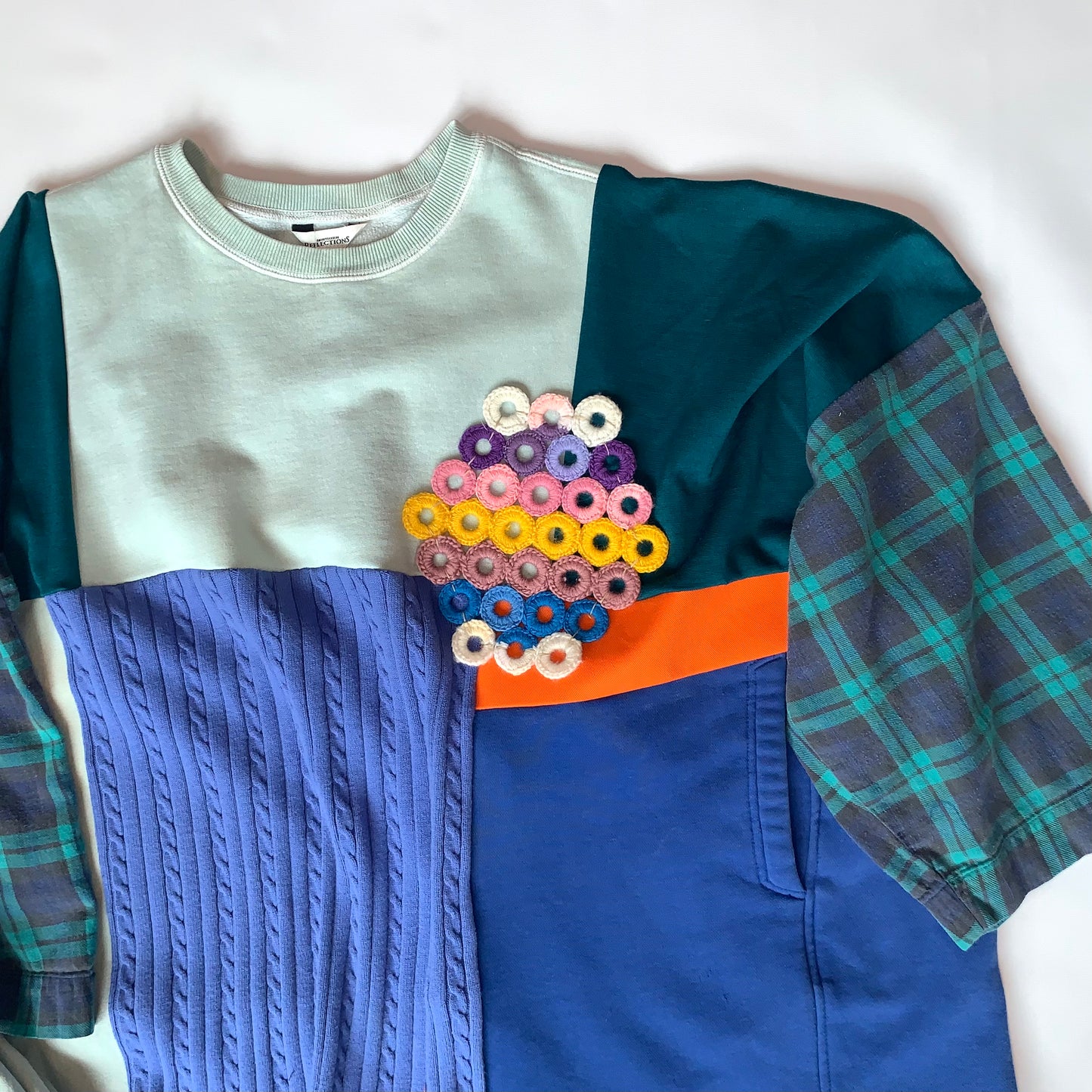 BLUE & GREEN MASHUP - XXL