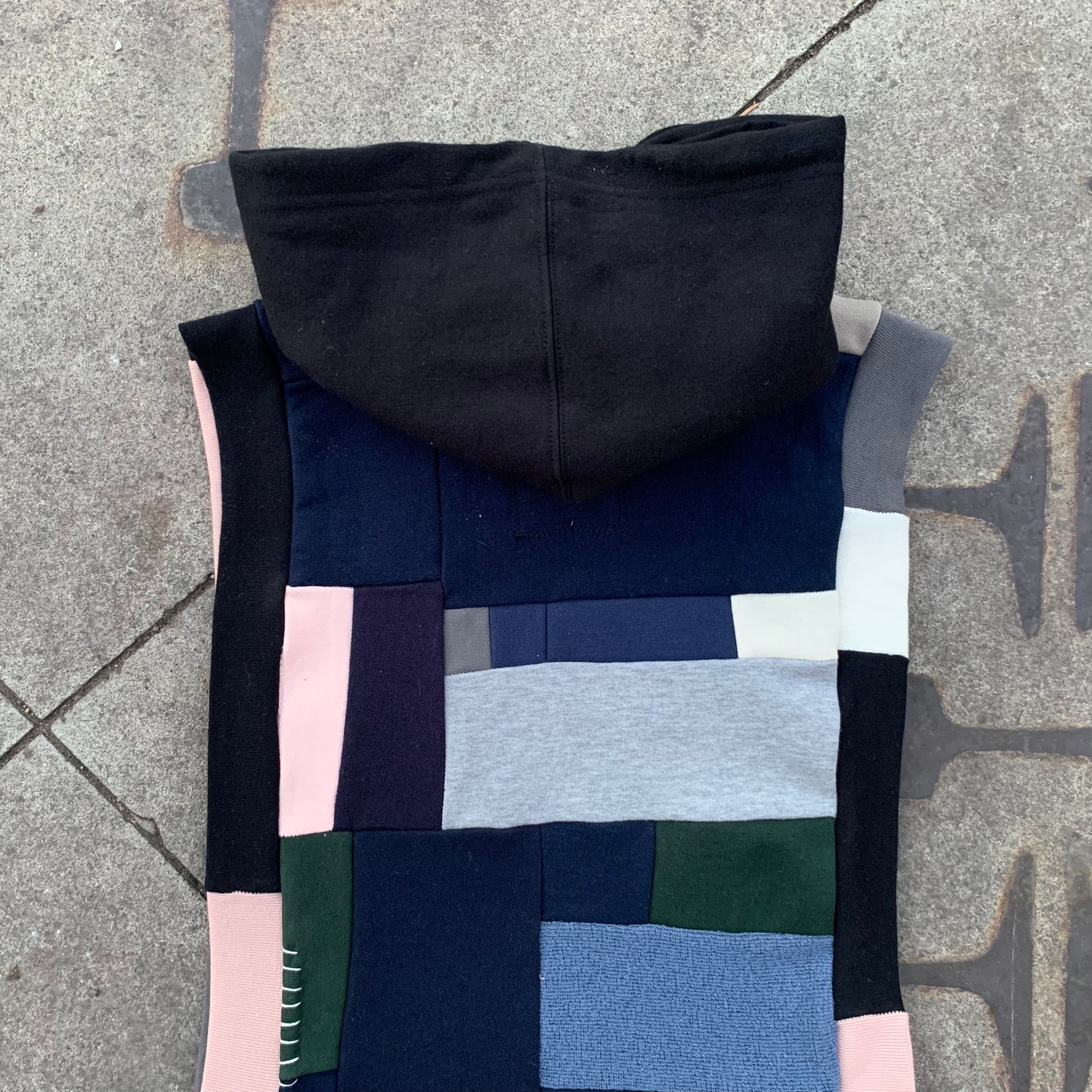 HOOD OVERLAY VEST - ONE OF A KIND