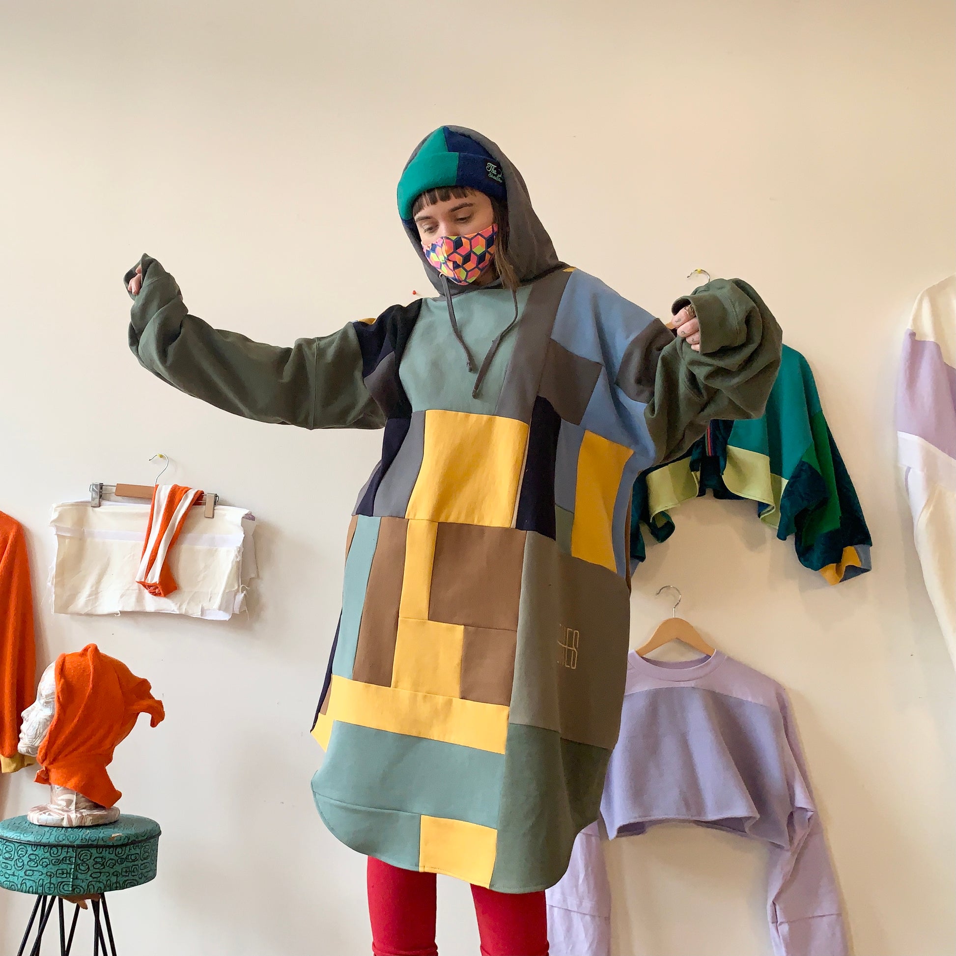 Squared Away Hoodie 001 - Ashes