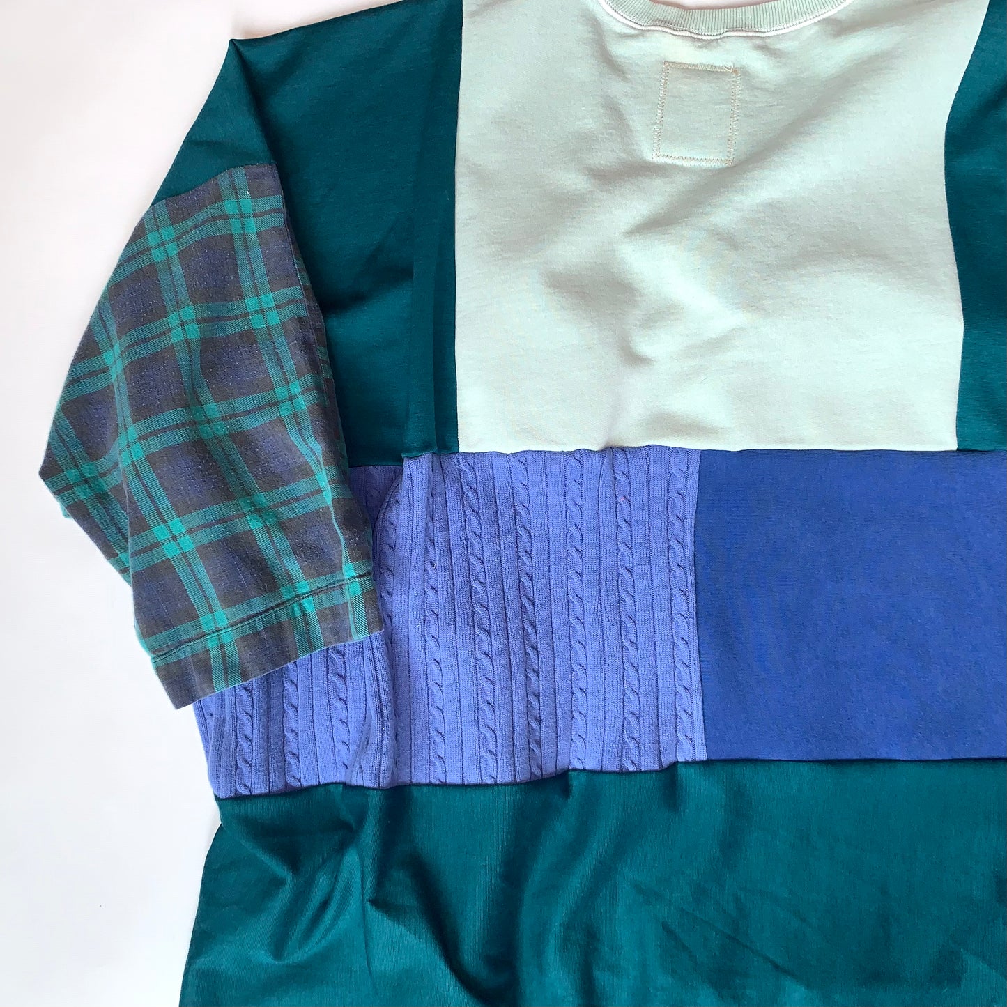 BLUE & GREEN MASHUP - XXL